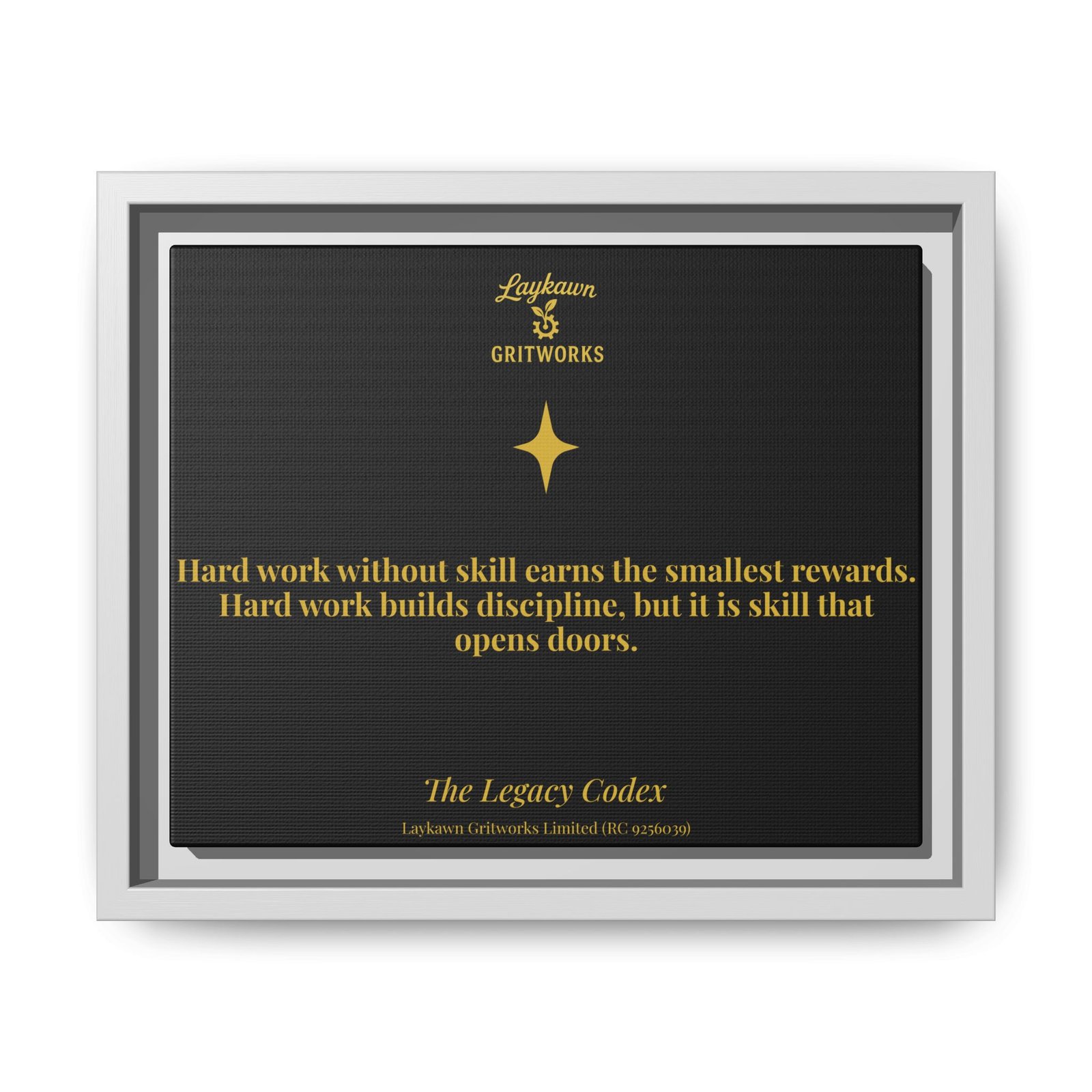 The Value of Skill – The Legacy Codex Premium Framed Canvas - Image 13