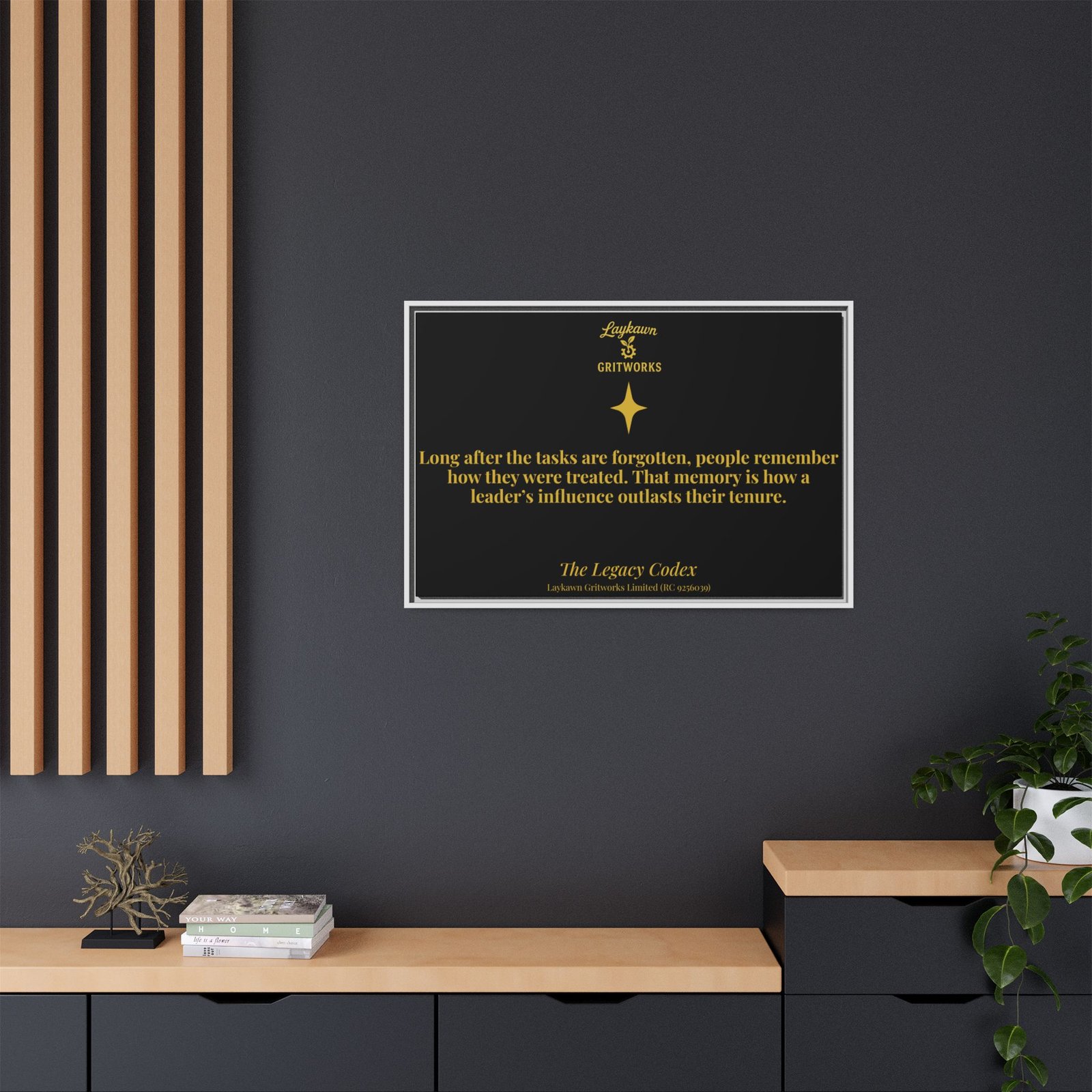 Influence That Outlasts – The Legacy Codex Premium Framed Canvas - Image 36