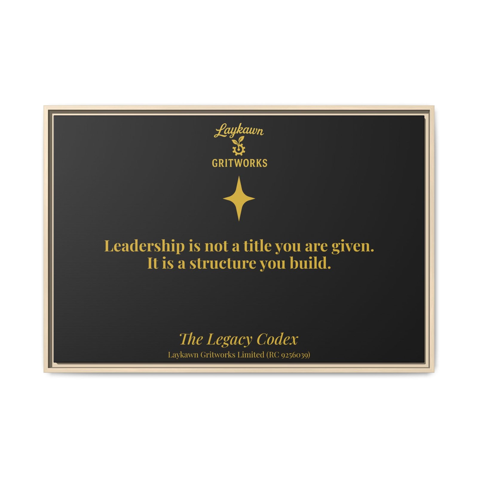 The Architecture of Leadership – The Legacy Codex Premium Framed Canvas - Image 45