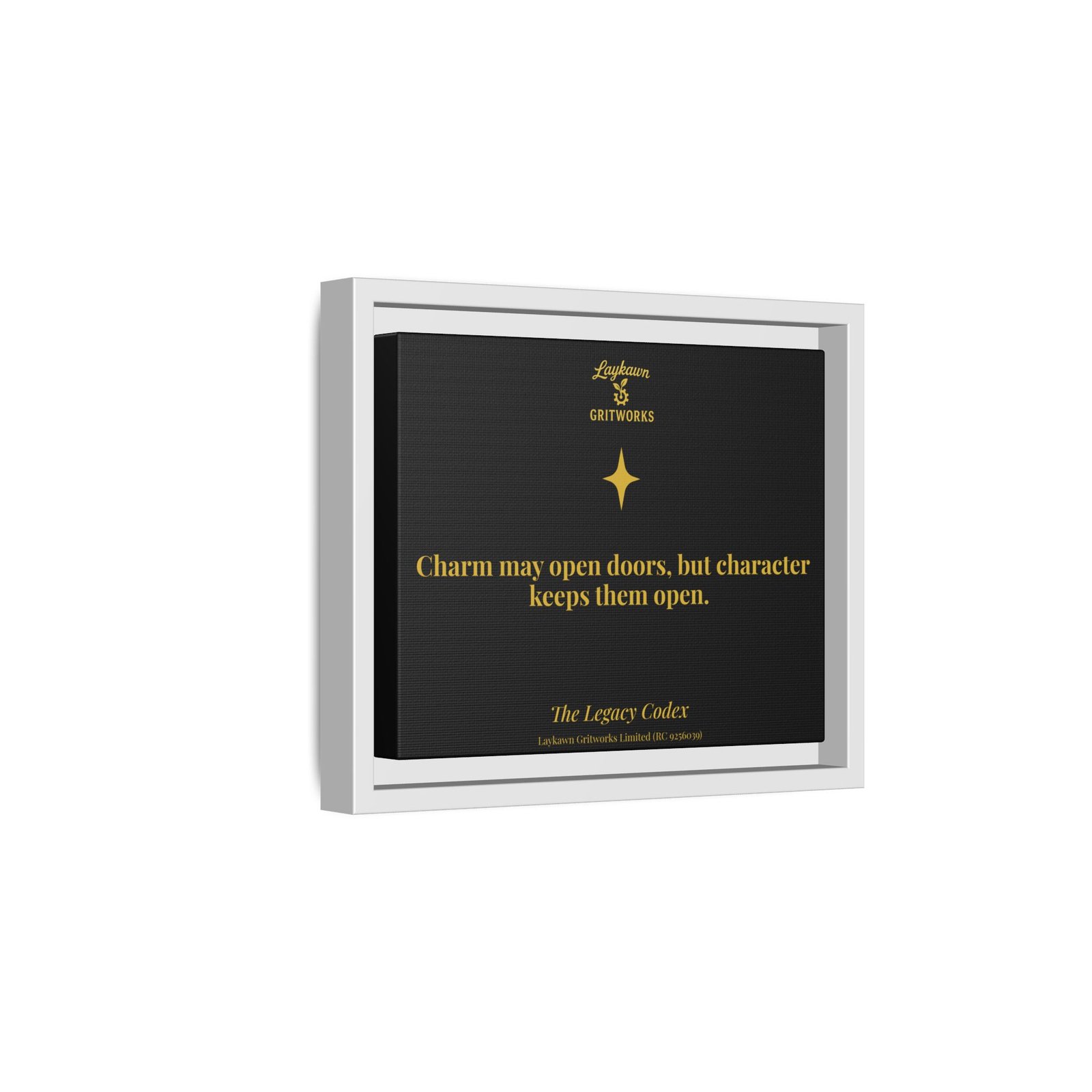 The Power of Character – The Legacy Codex Premium Framed Canvas - Image 14