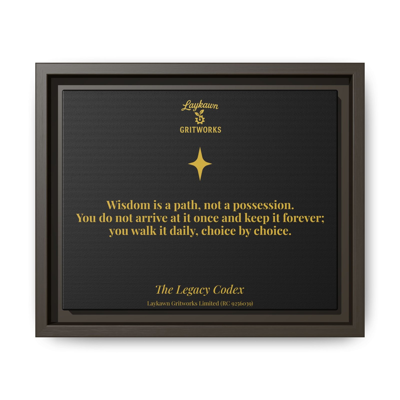 The Path of Wisdom – The Legacy Codex Premium Framed Canvas - Image 9