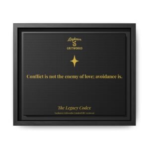 Love and Conflict – The Legacy Codex Premium Framed Canvas