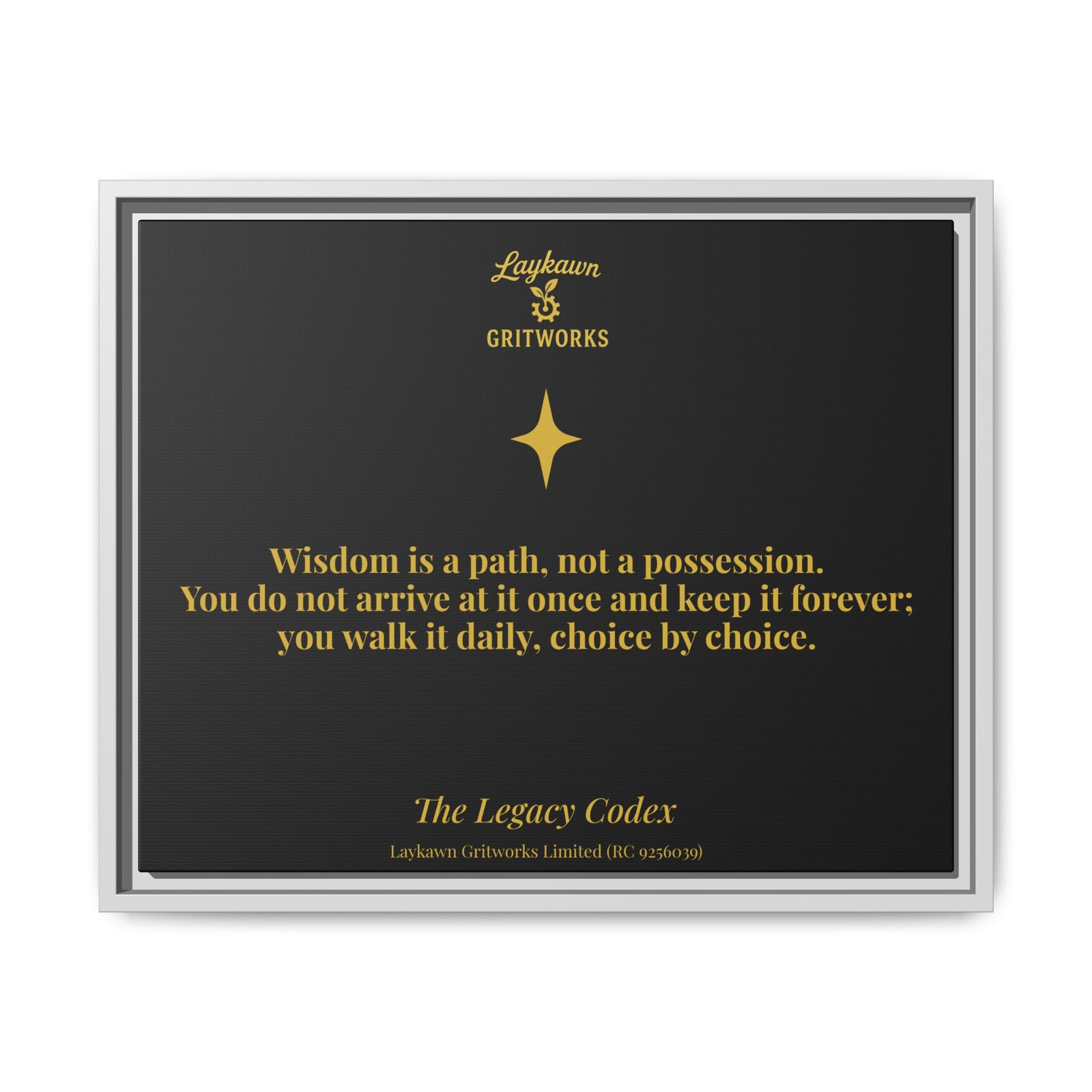 The Path of Wisdom – The Legacy Codex Premium Framed Canvas - Image 17