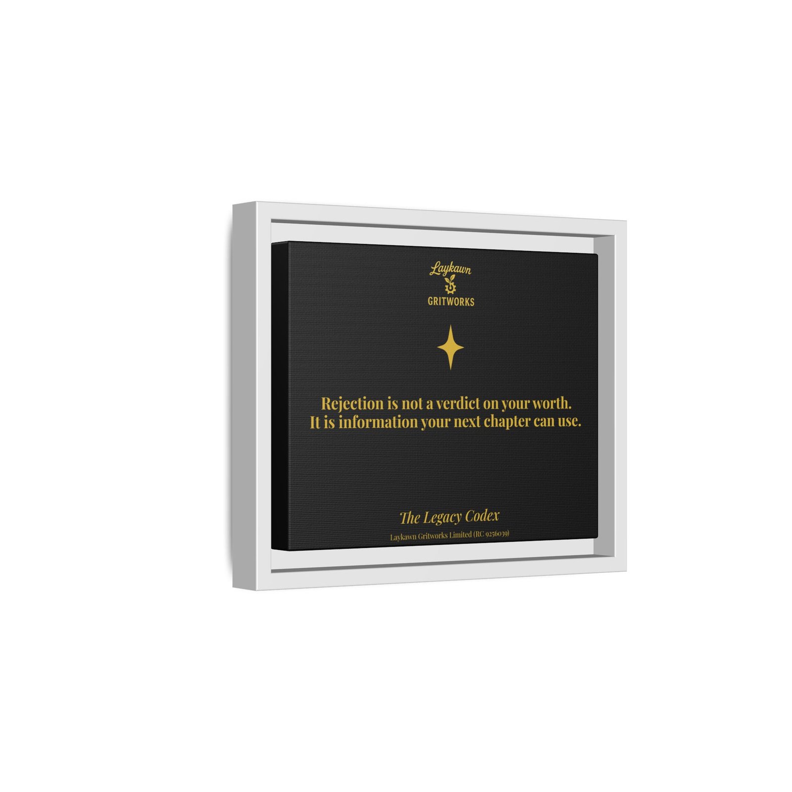 Rejection as Information – The Legacy Codex Premium Framed Canvas - Image 14