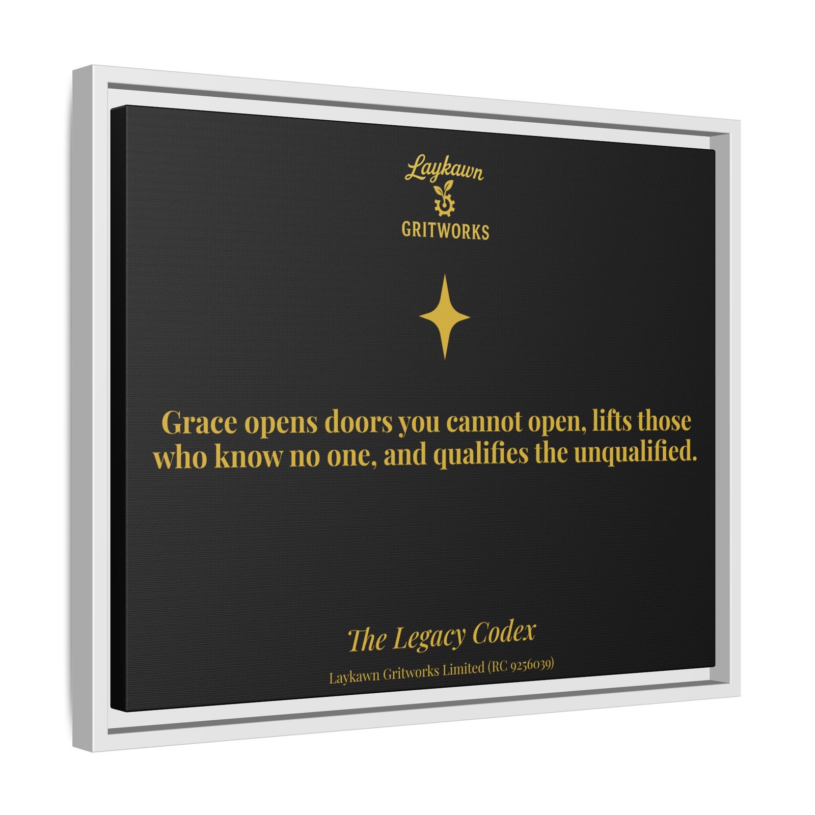 The Grace of Opportunity – The Legacy Codex Premium Framed Canvas - Image 18