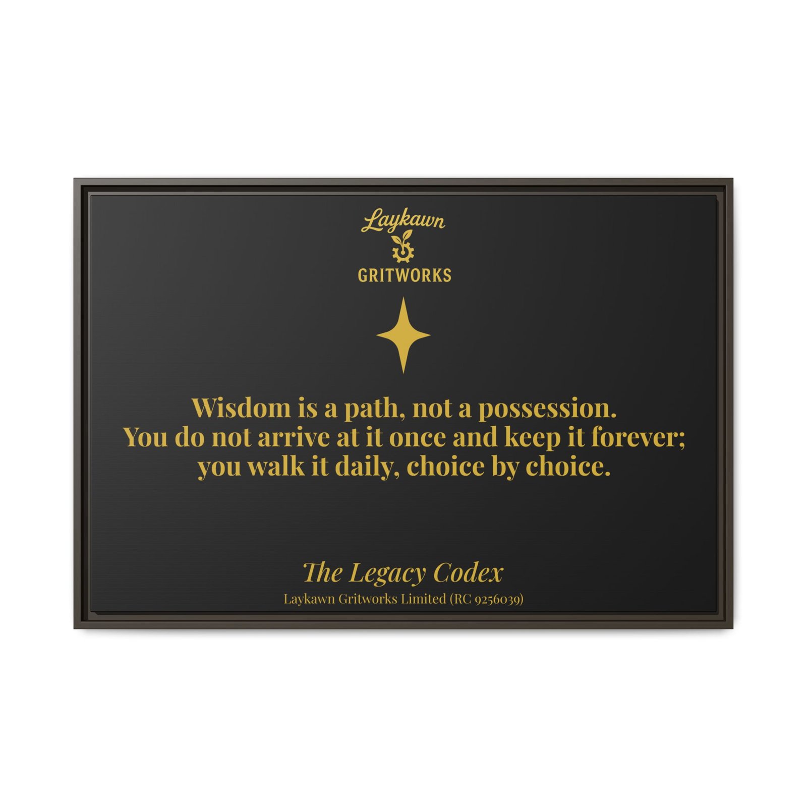 The Path of Wisdom – The Legacy Codex Premium Framed Canvas - Image 37
