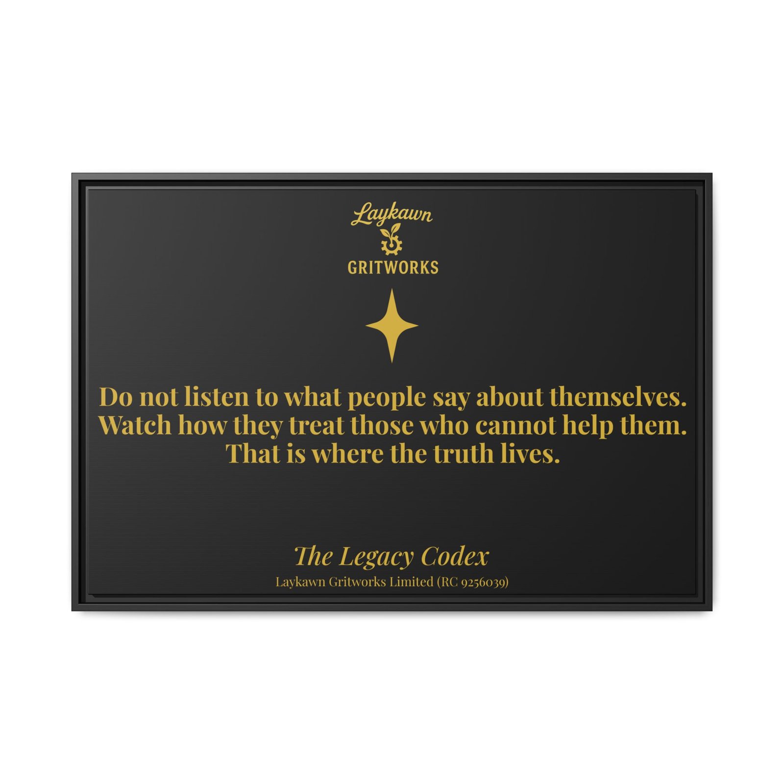Where Truth Lives – The Legacy Codex Premium Framed Canvas - Image 41