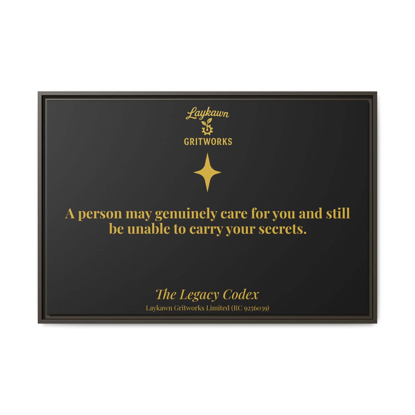 The Limits of Care – The Legacy Codex Premium Framed Canvas - Image 37