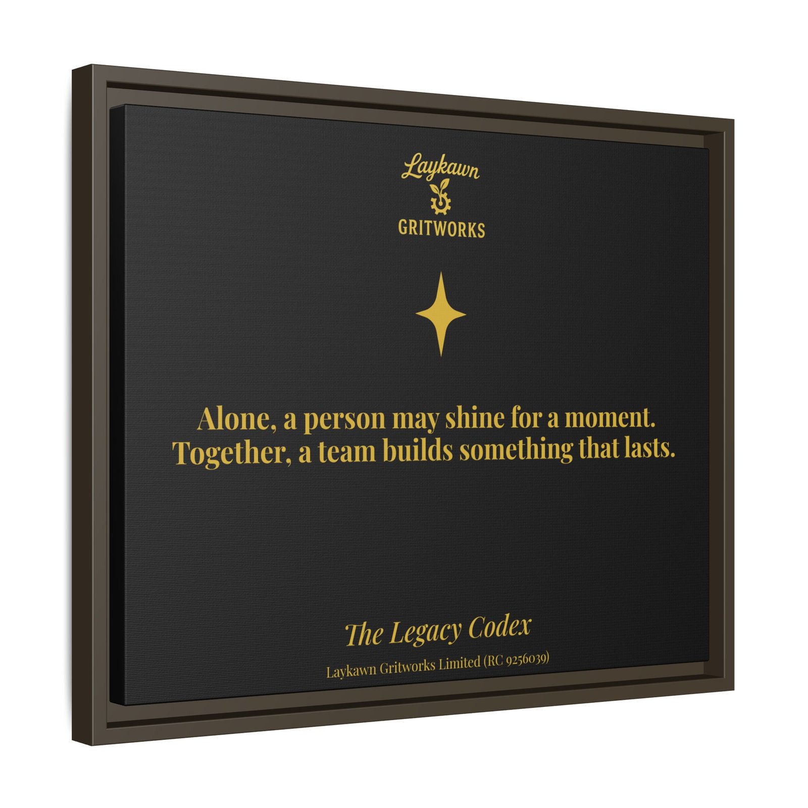 The Power of Together – The Legacy Codex Premium Framed Canvas - Image 26