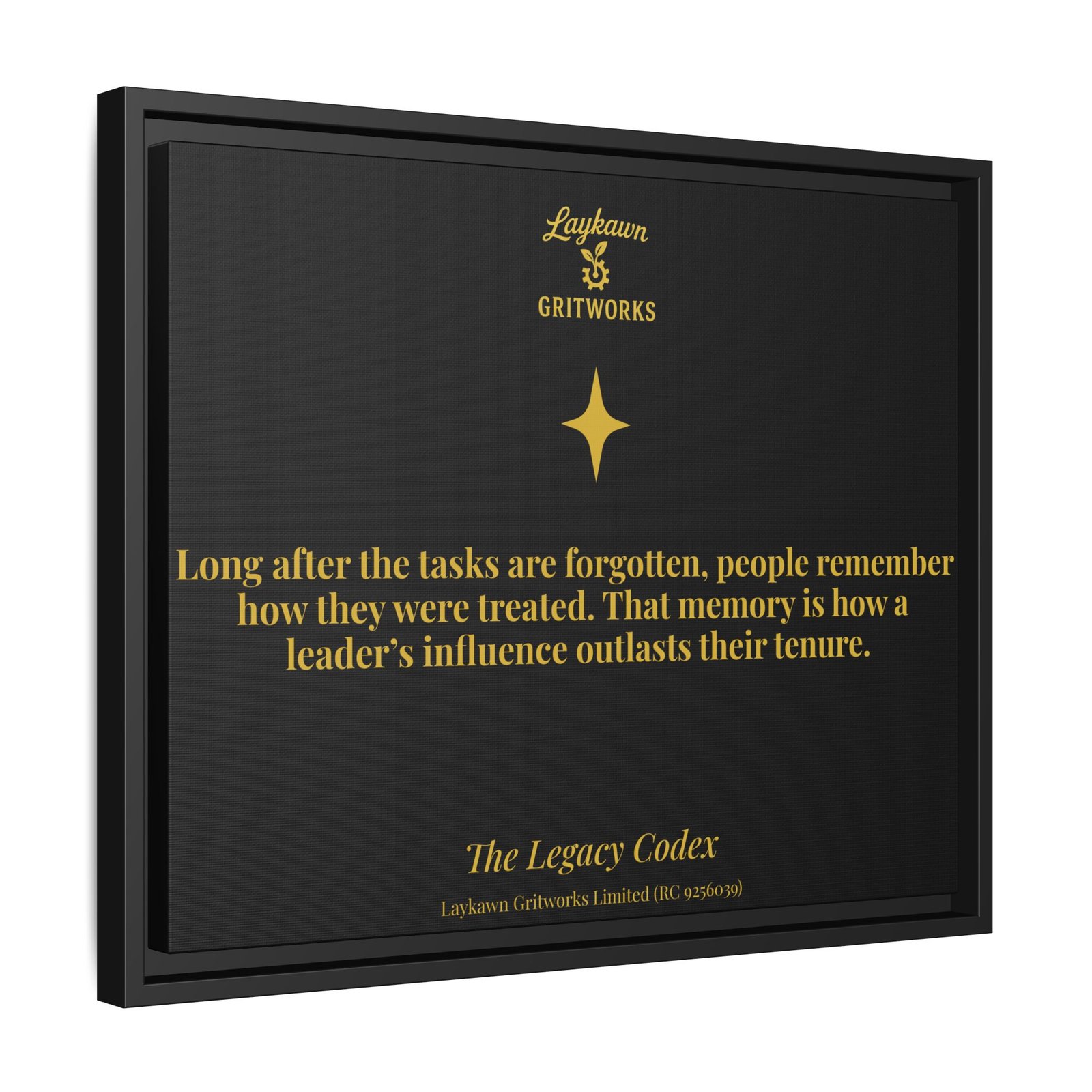 Influence That Outlasts – The Legacy Codex Premium Framed Canvas - Image 30