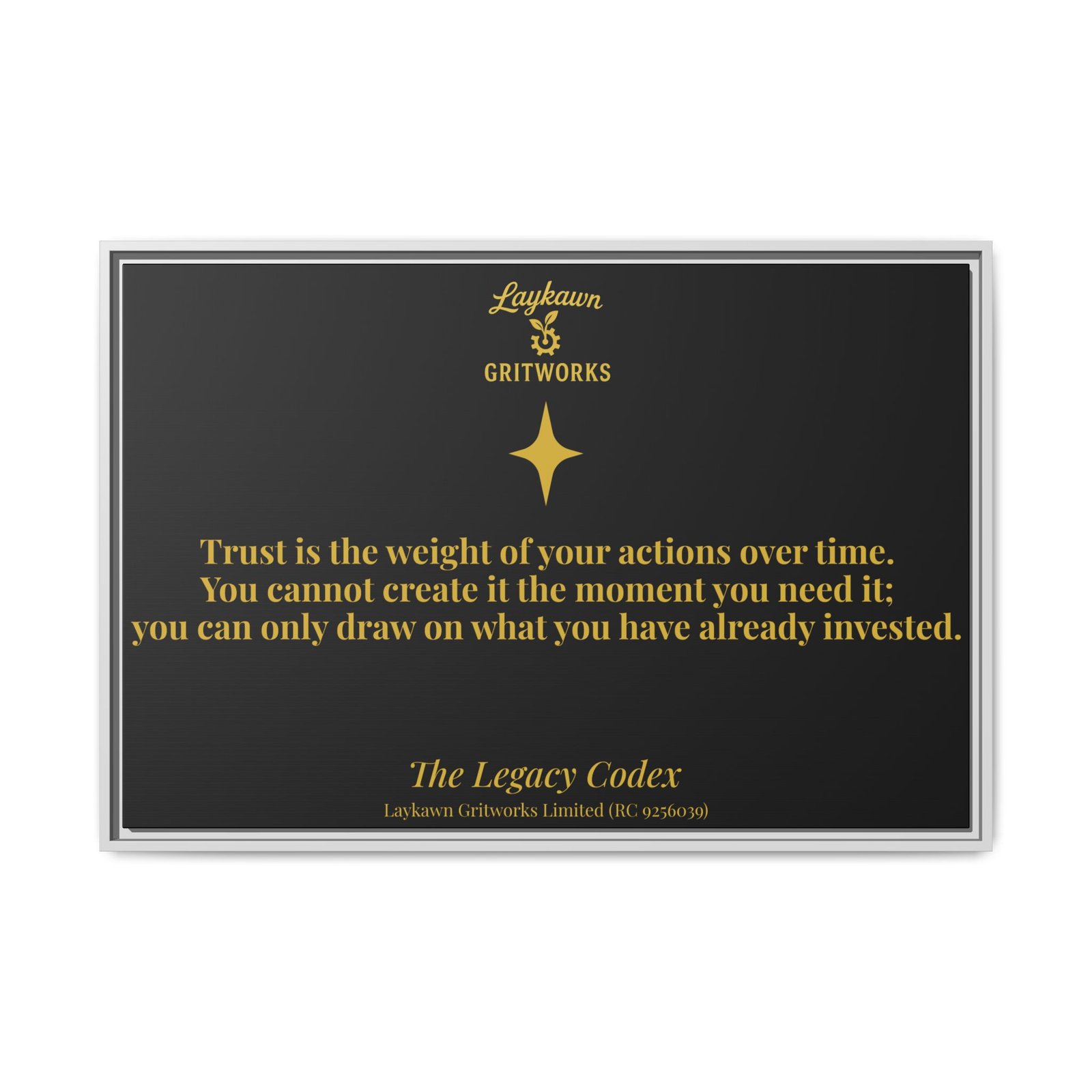 The Weight of Trust – The Legacy Codex Premium Framed Canvas - Image 33