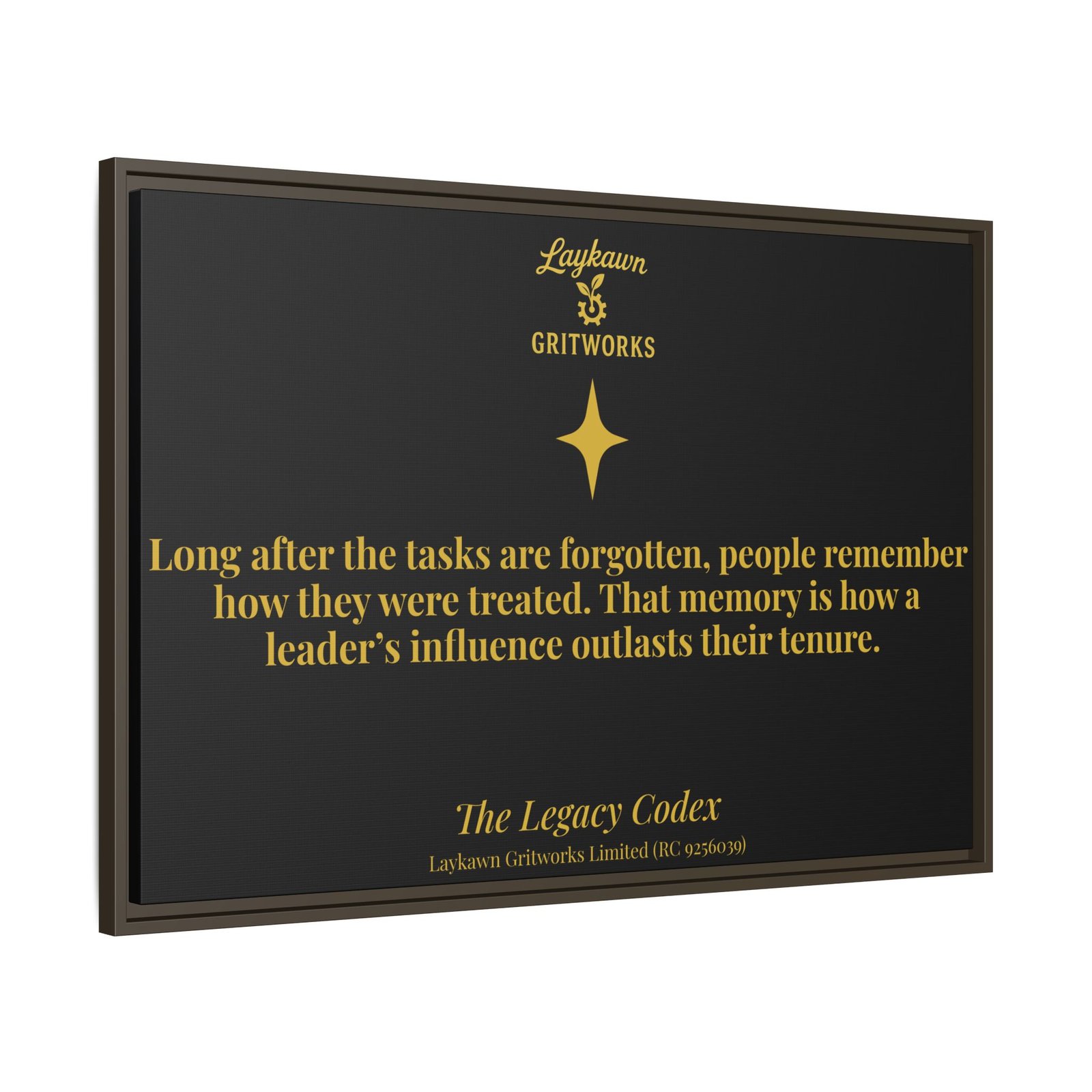 Influence That Outlasts – The Legacy Codex Premium Framed Canvas - Image 38
