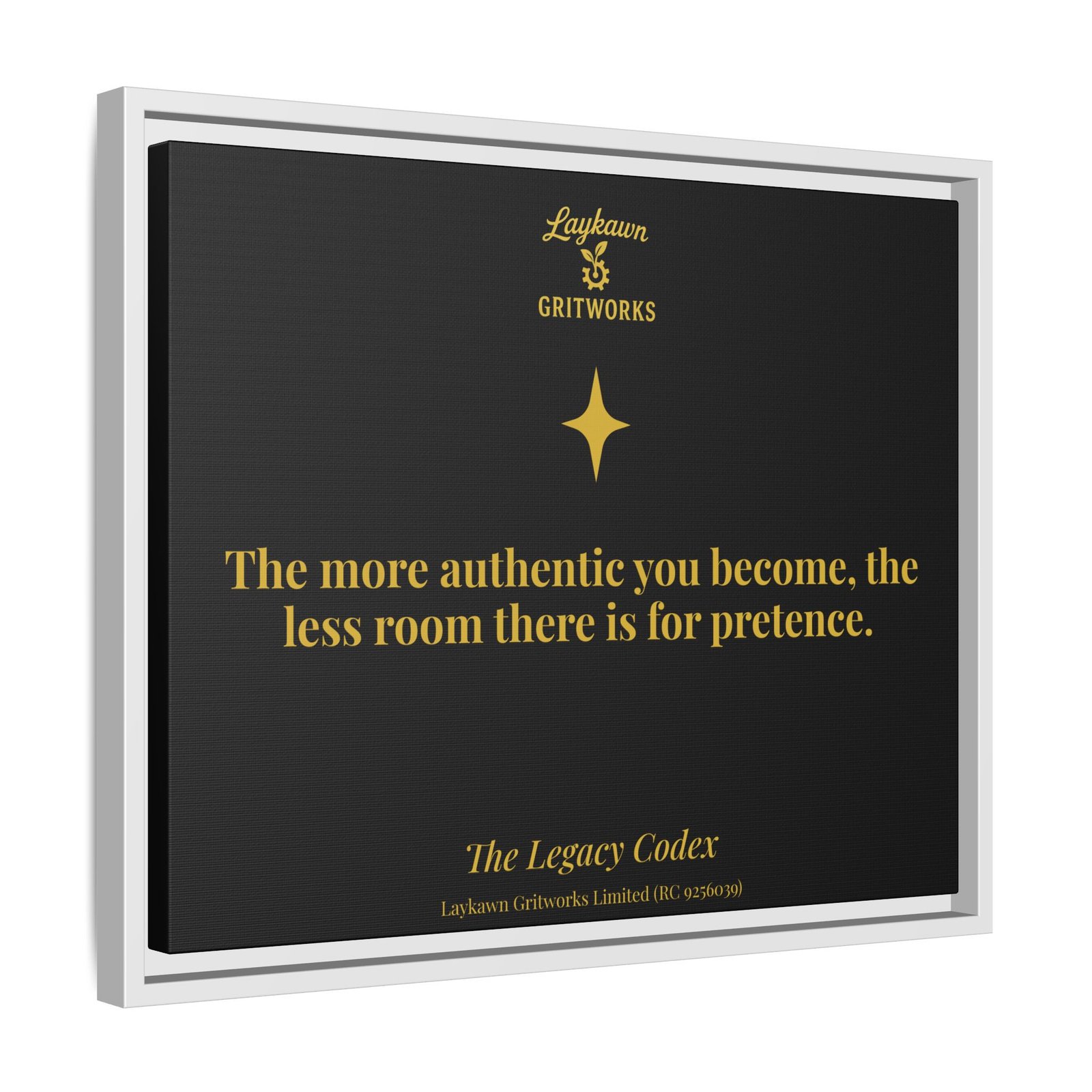 The Power of Authenticity – The Legacy Codex Premium Framed Canvas - Image 18