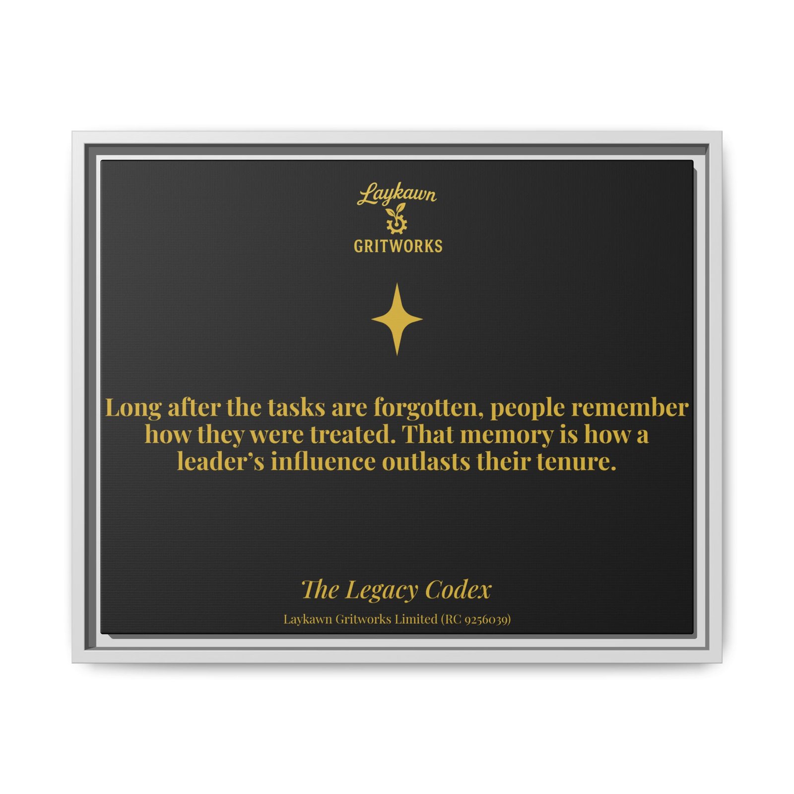 Influence That Outlasts – The Legacy Codex Premium Framed Canvas - Image 17