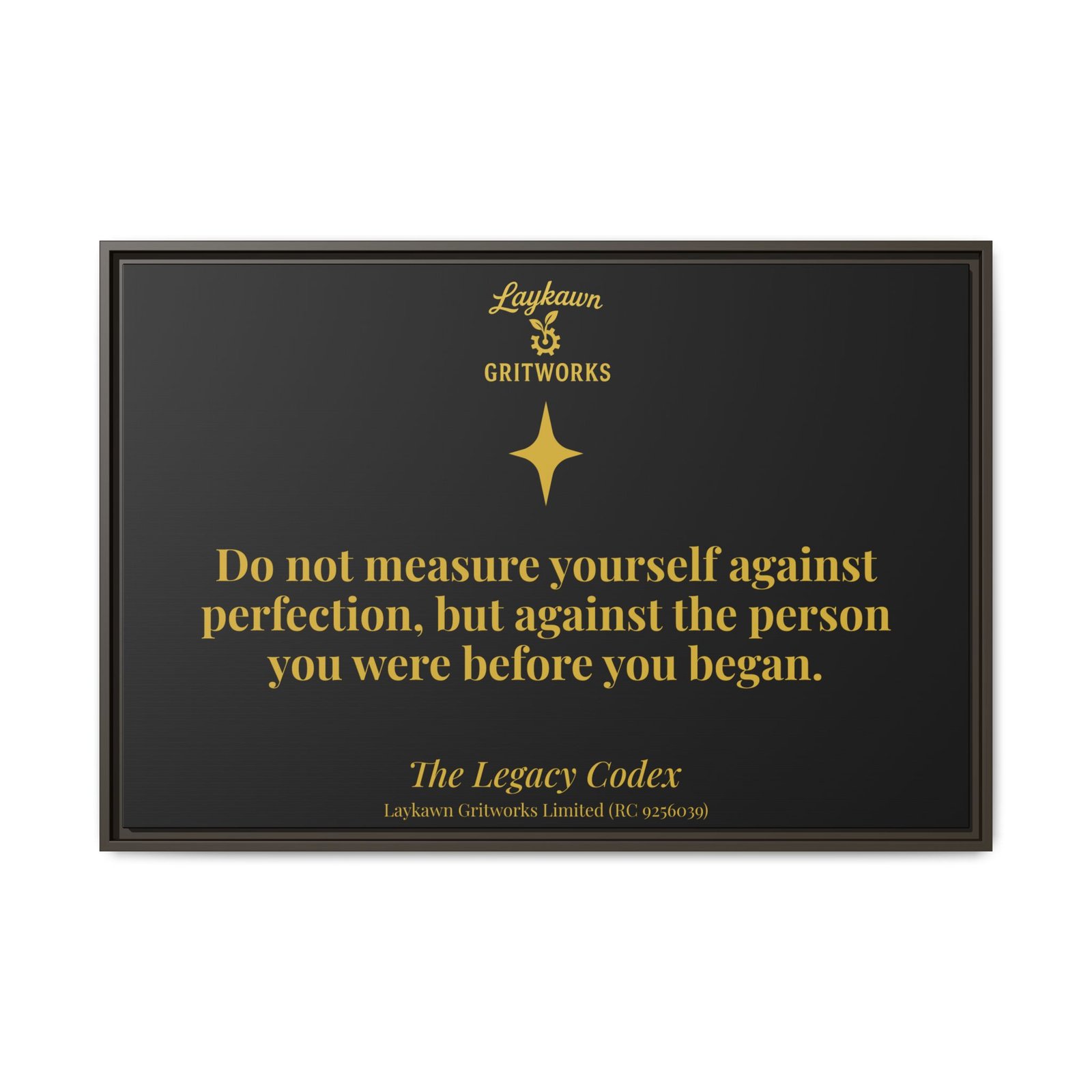 The Measure of Growth – The Legacy Codex Premium Framed Canvas - Image 37