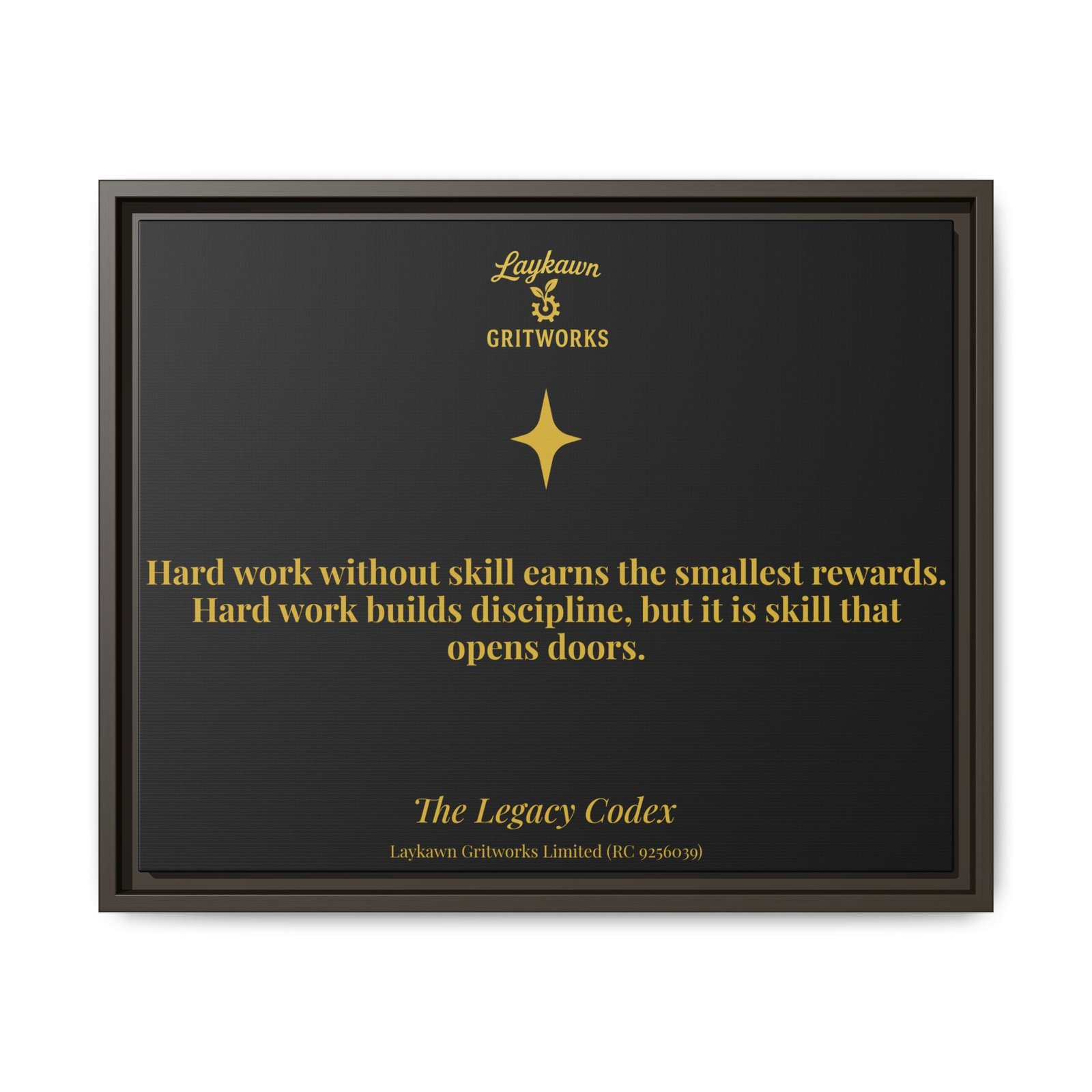 The Value of Skill – The Legacy Codex Premium Framed Canvas - Image 25