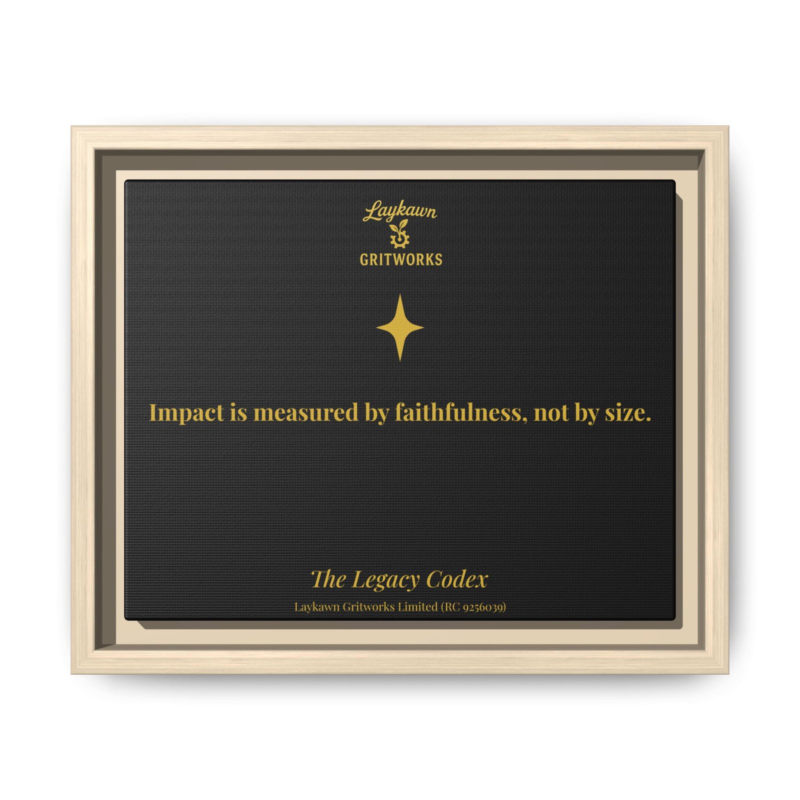 Faithful Impact – The Legacy Codex Premium Framed Canvas - Image 5