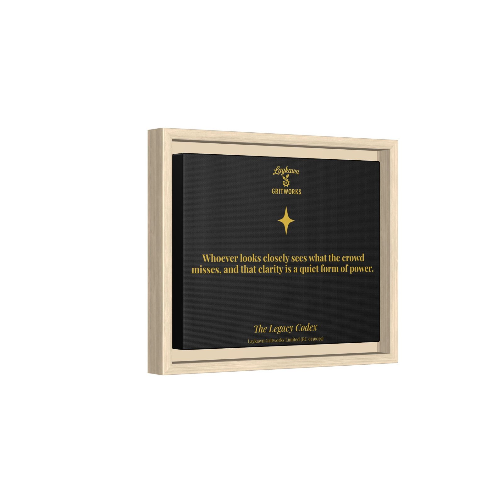The Power of Observation – The Legacy Codex Premium Framed Canvas - Image 6