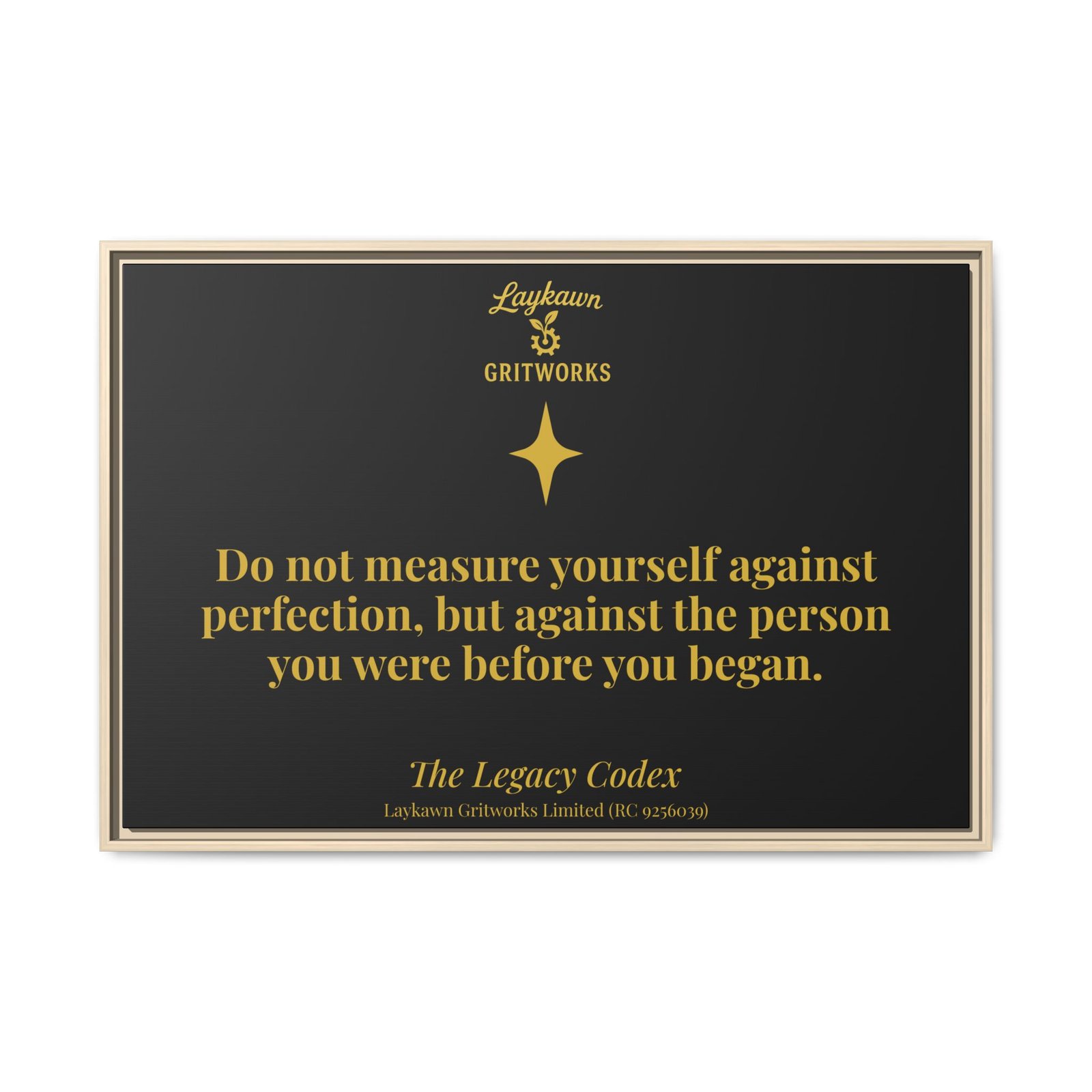 The Measure of Growth – The Legacy Codex Premium Framed Canvas - Image 45