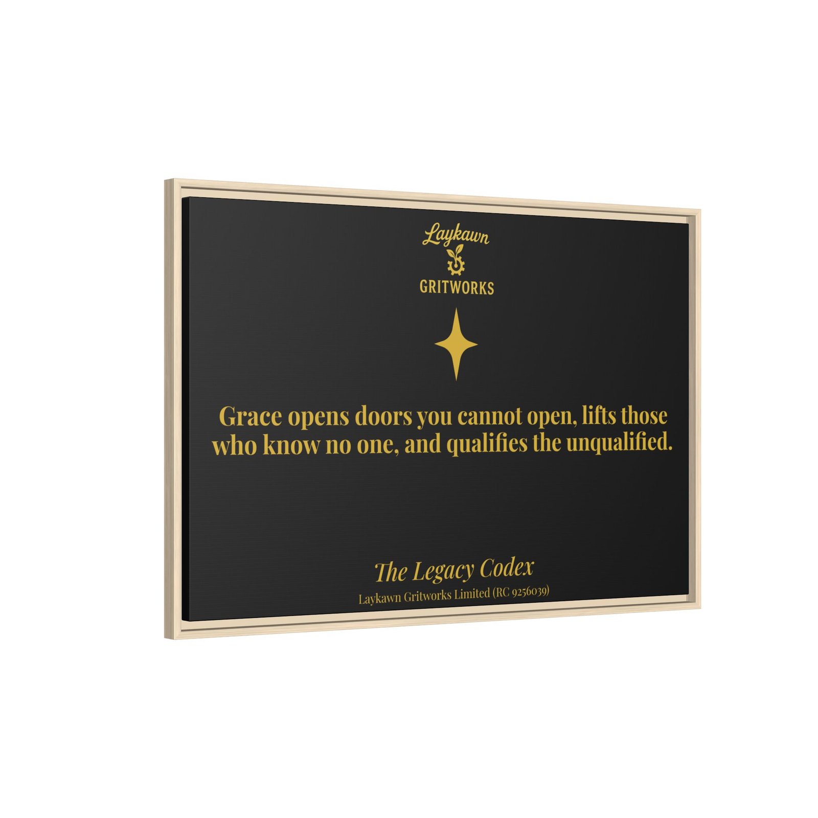 The Grace of Opportunity – The Legacy Codex Premium Framed Canvas - Image 46