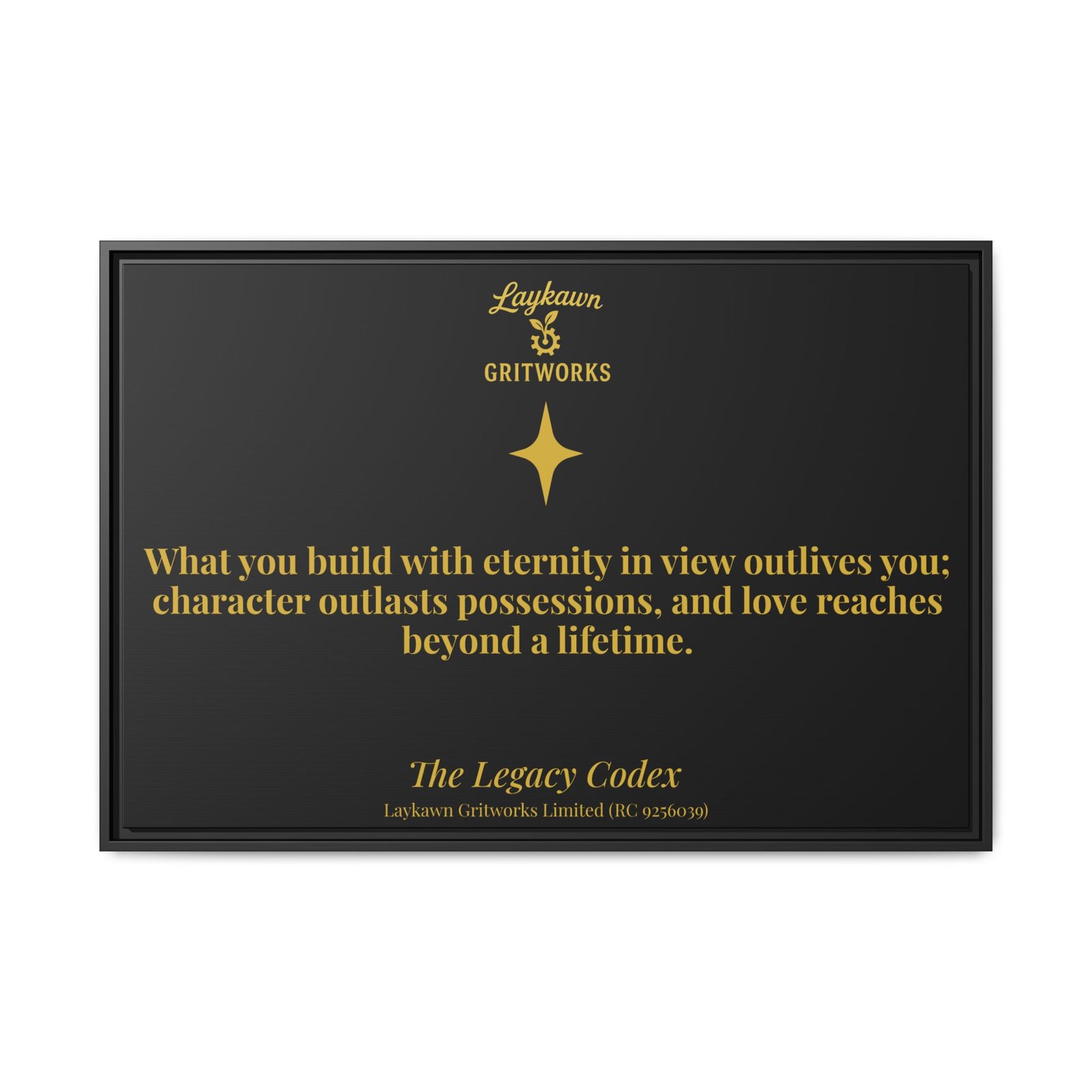 Eternity in View – The Legacy Codex Premium Framed Canvas - Image 41