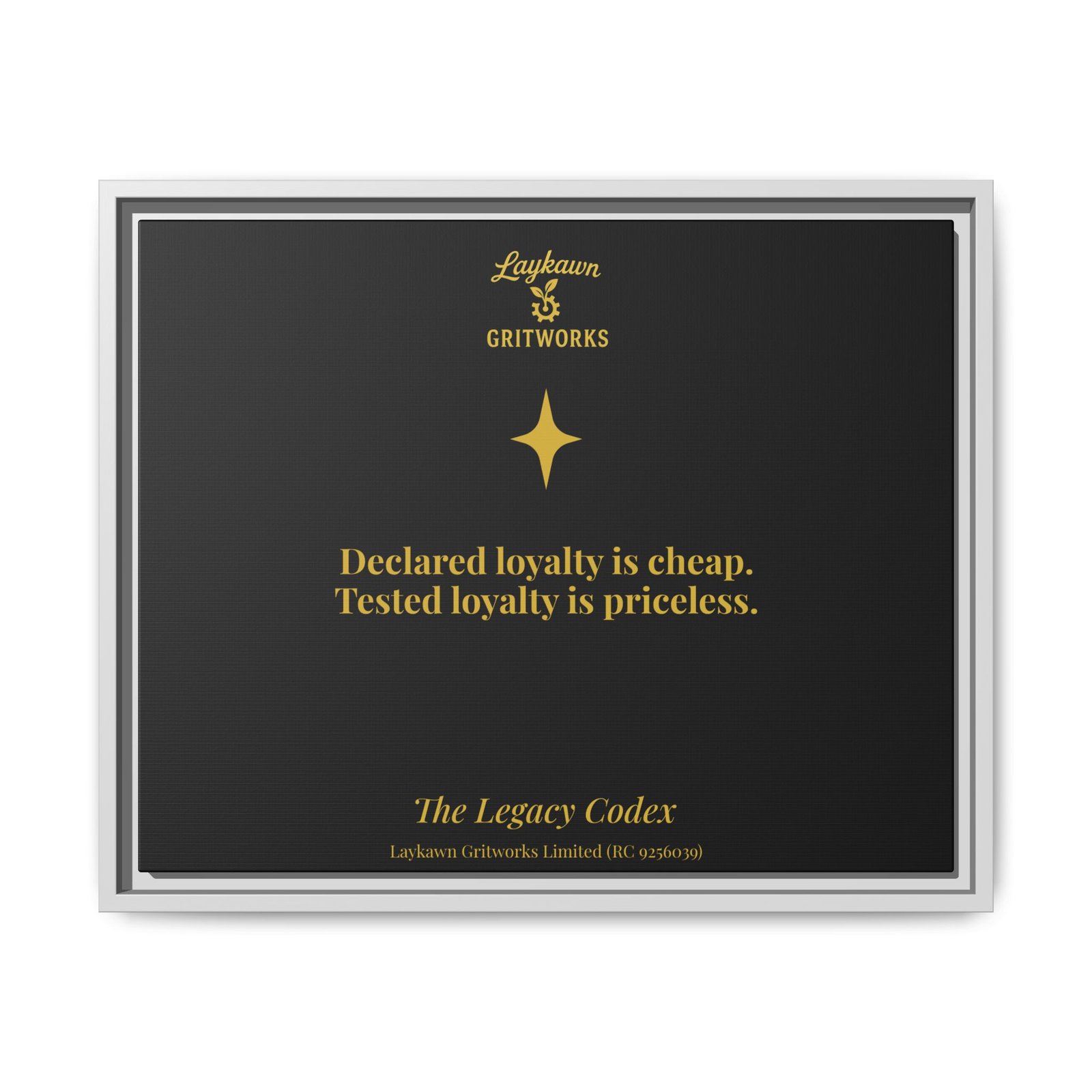 The Price of Loyalty – The Legacy Codex Premium Framed Canvas - Image 17