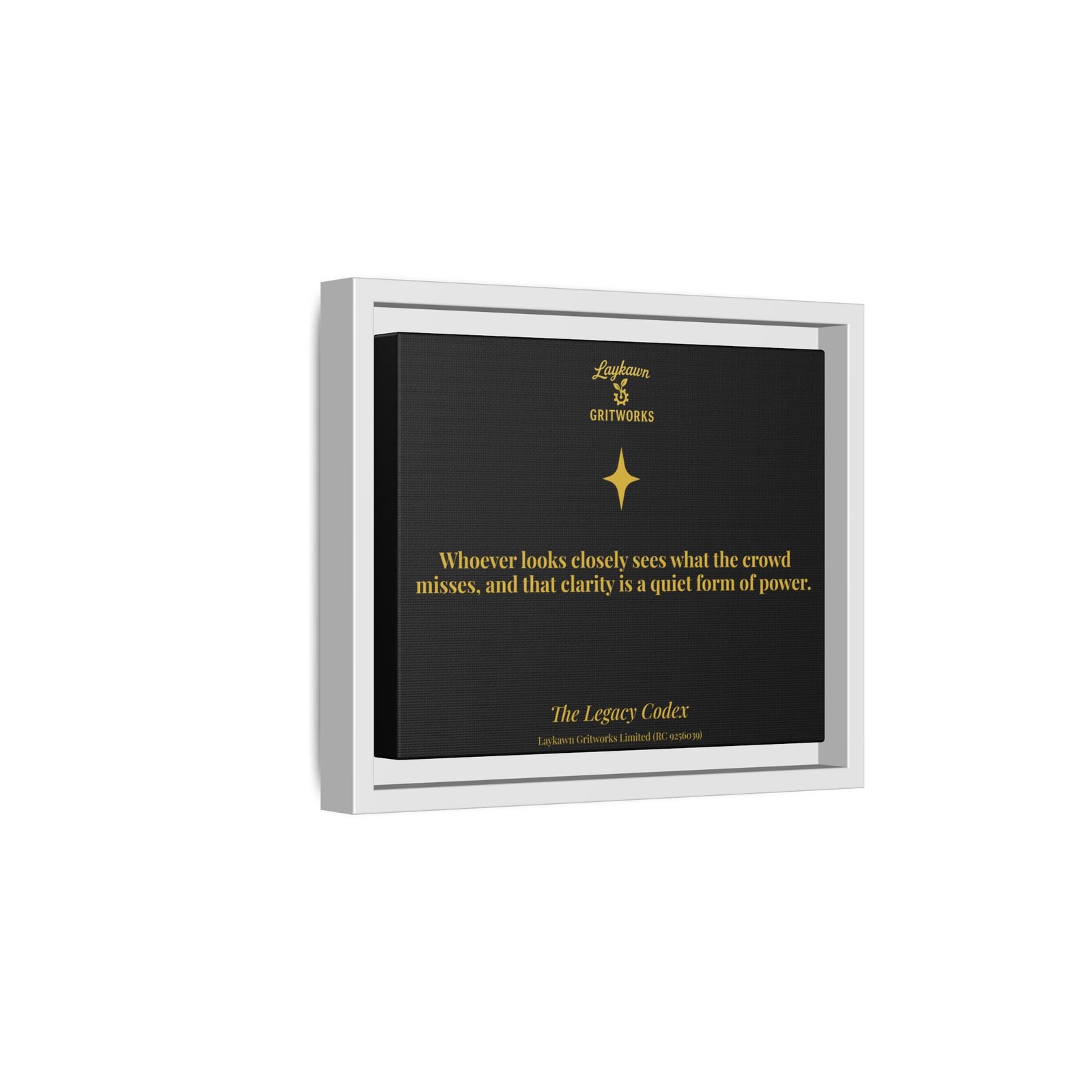The Power of Observation – The Legacy Codex Premium Framed Canvas - Image 14