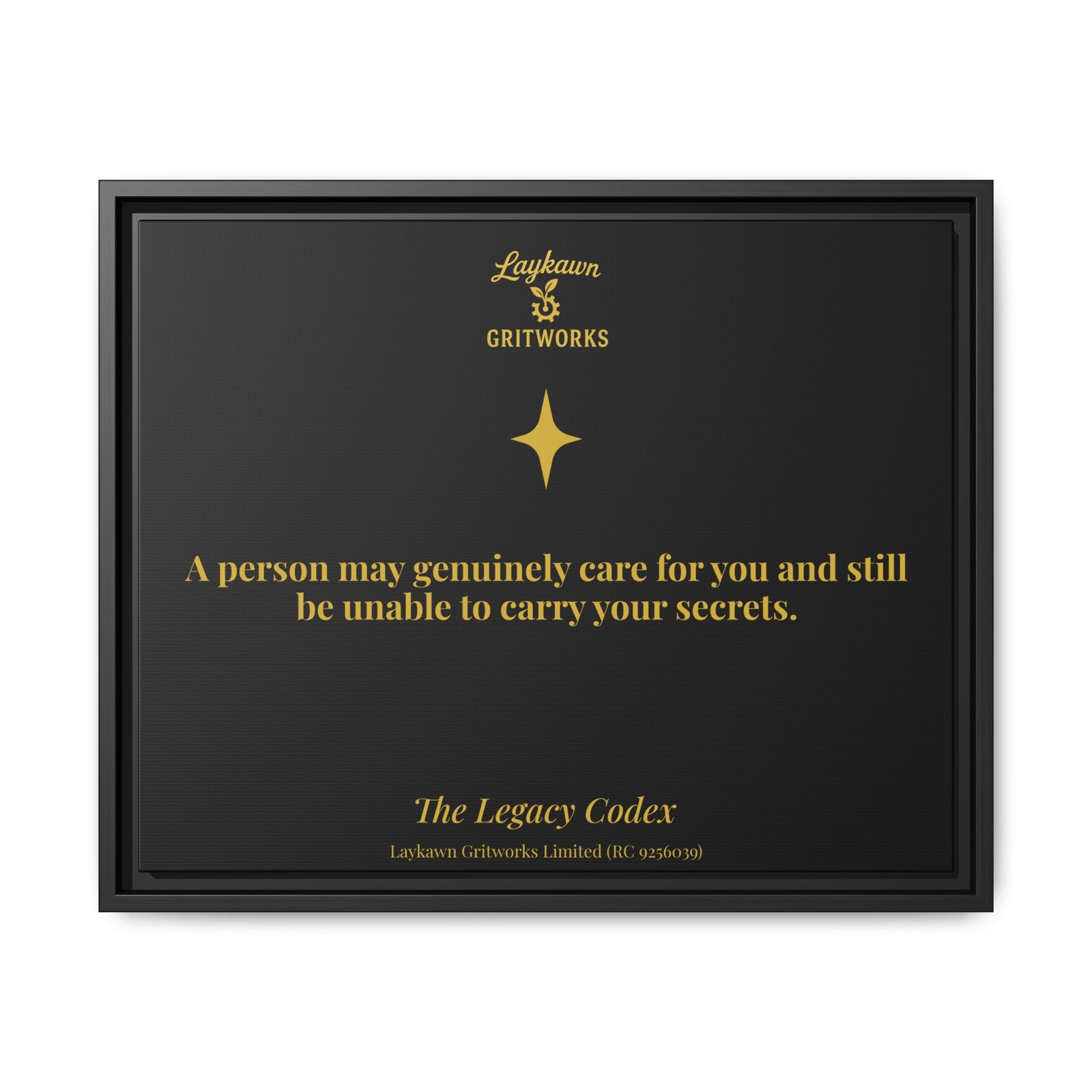 The Limits of Care – The Legacy Codex Premium Framed Canvas - Image 29