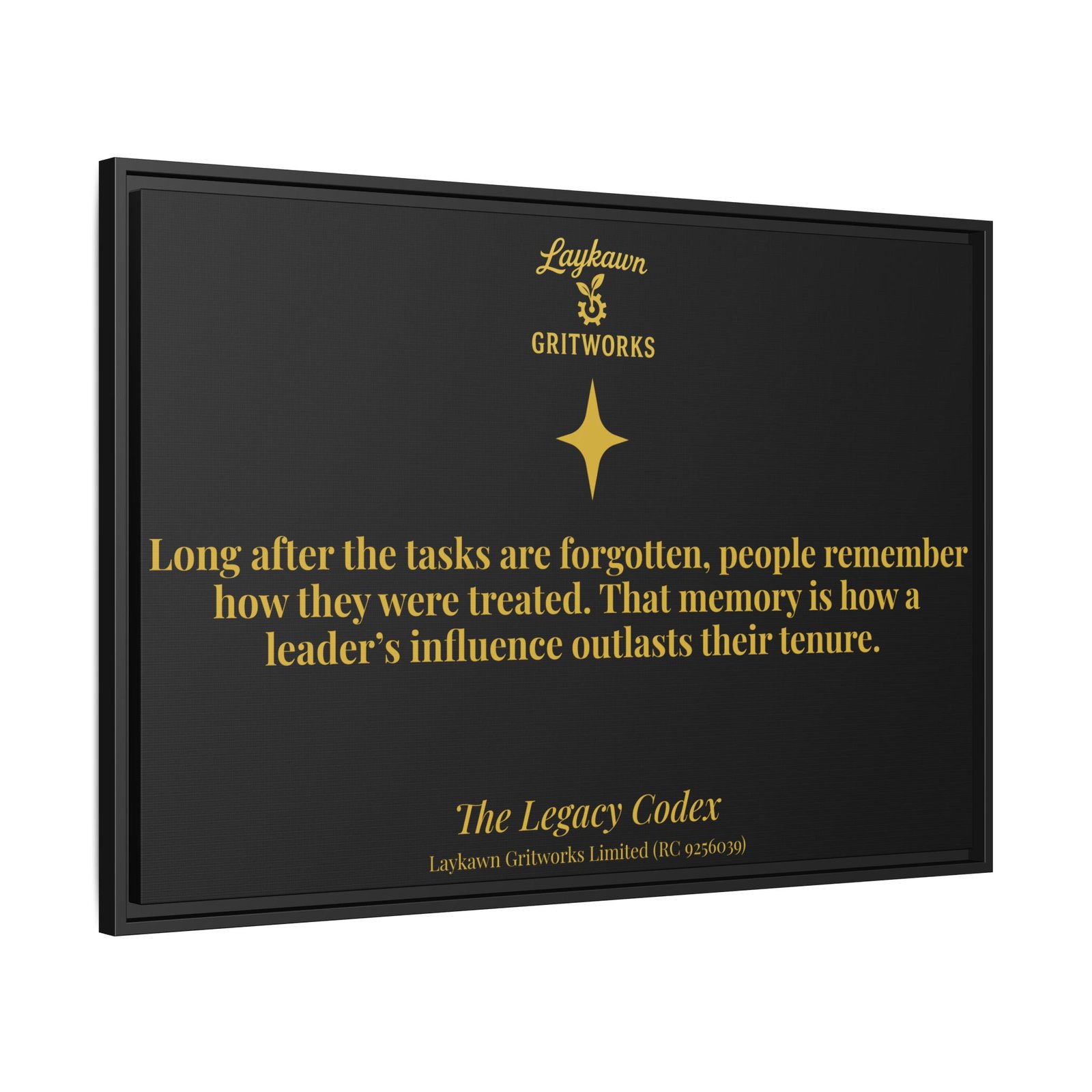 Influence That Outlasts – The Legacy Codex Premium Framed Canvas - Image 42