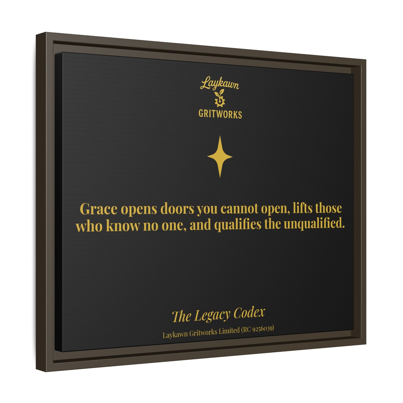 The Grace of Opportunity – The Legacy Codex Premium Framed Canvas - Image 26