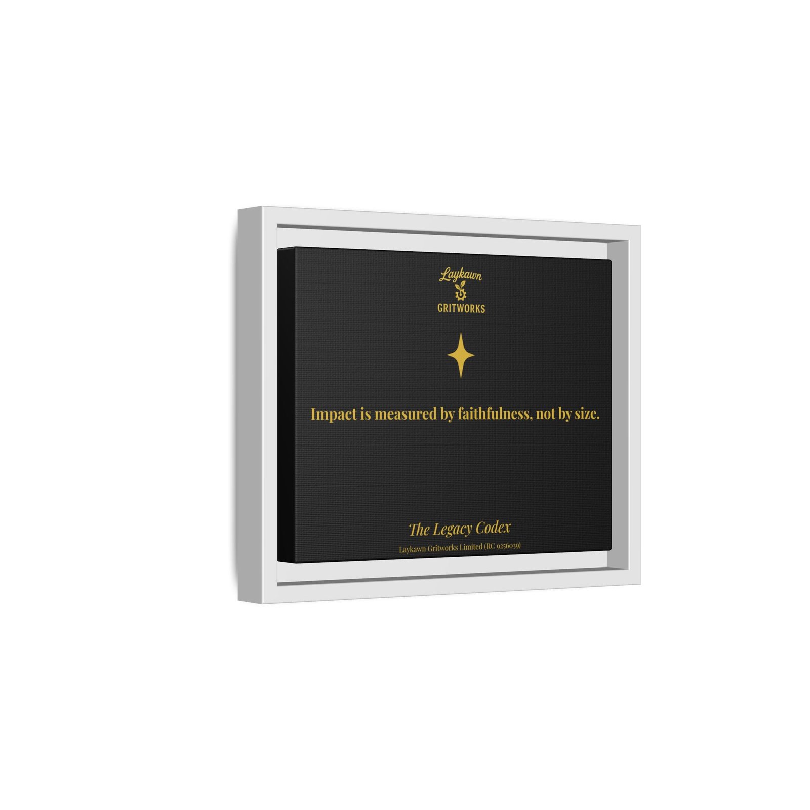 Faithful Impact – The Legacy Codex Premium Framed Canvas - Image 14