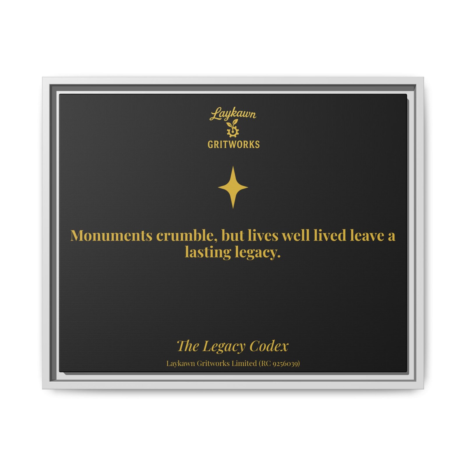 A Life Well Lived – The Legacy Codex Premium Framed Canvas - Image 17