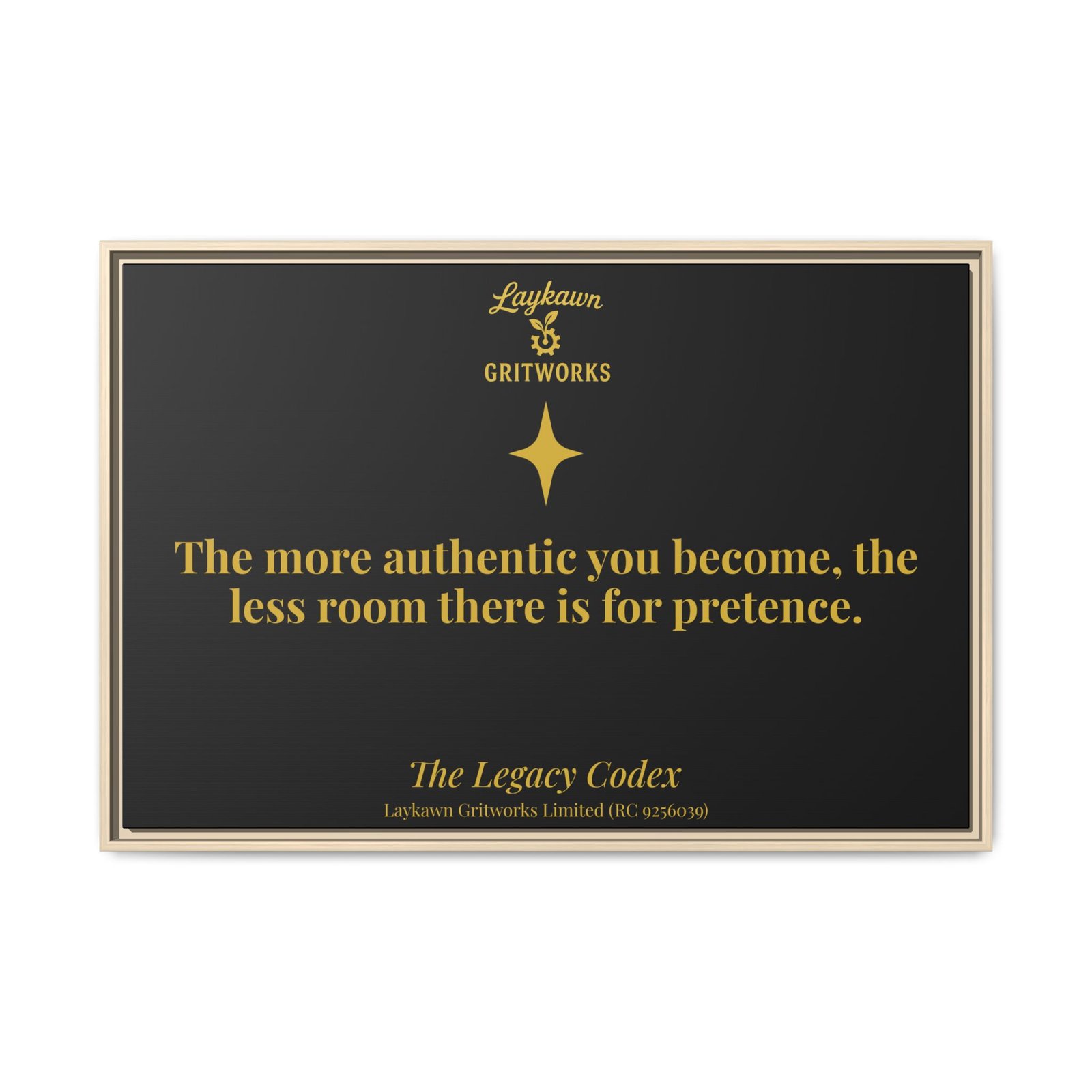 The Power of Authenticity – The Legacy Codex Premium Framed Canvas - Image 45