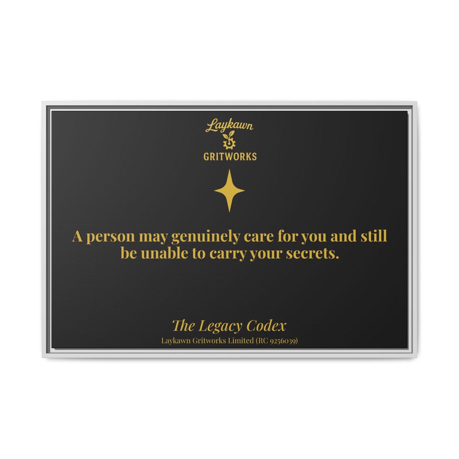 The Limits of Care – The Legacy Codex Premium Framed Canvas - Image 33