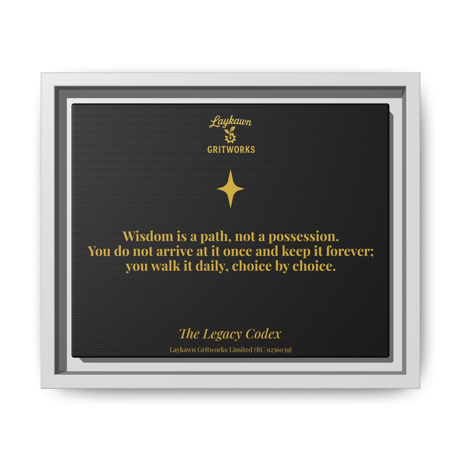 The Path of Wisdom – The Legacy Codex Premium Framed Canvas - Image 13