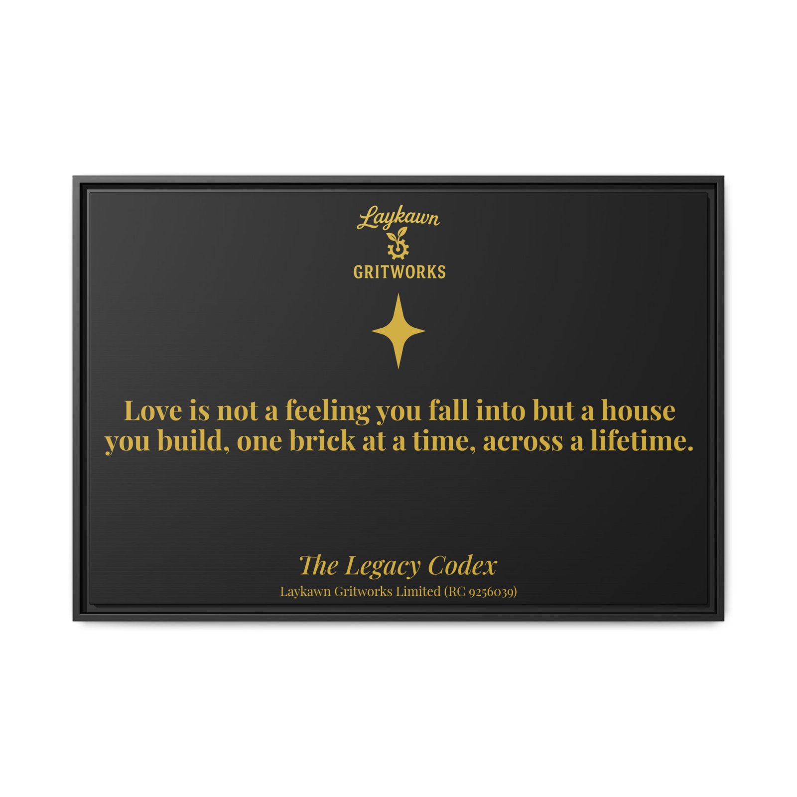 The House of Love – The Legacy Codex Premium Framed Canvas - Image 41
