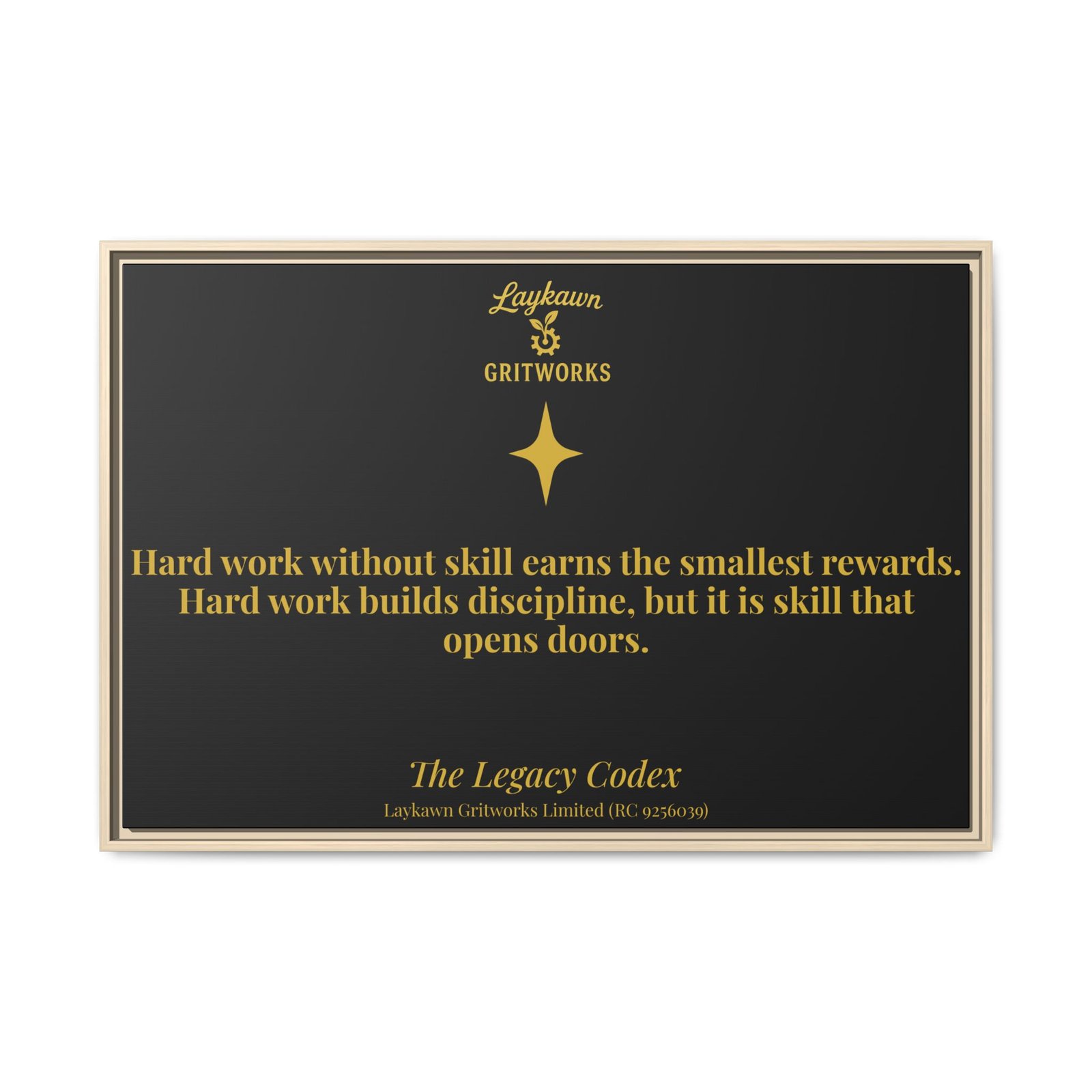 The Value of Skill – The Legacy Codex Premium Framed Canvas - Image 45