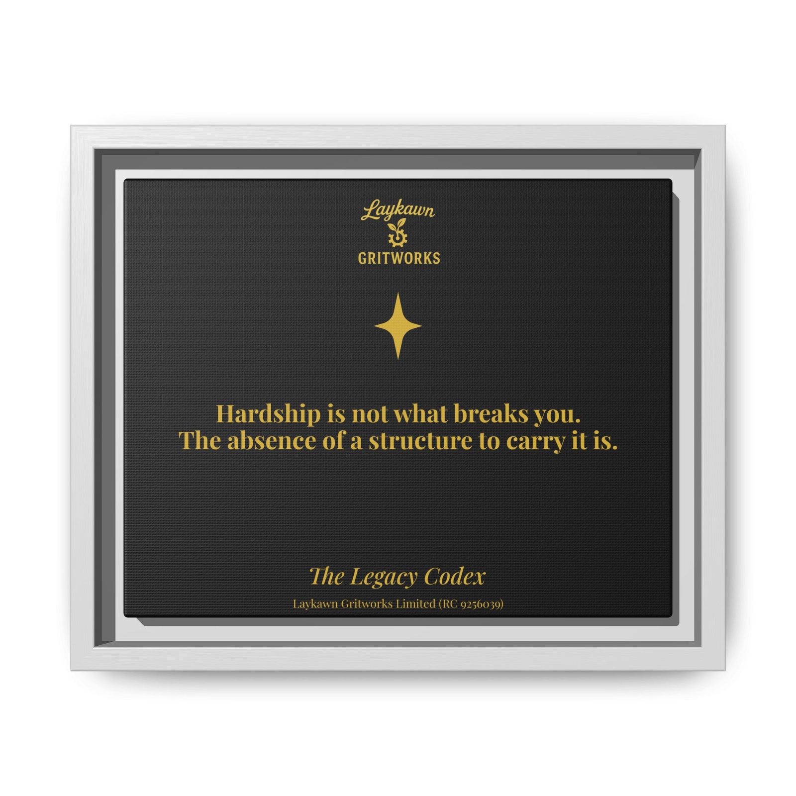 The Structure That Carries You – The Legacy Codex Premium Framed Canvas - Image 13