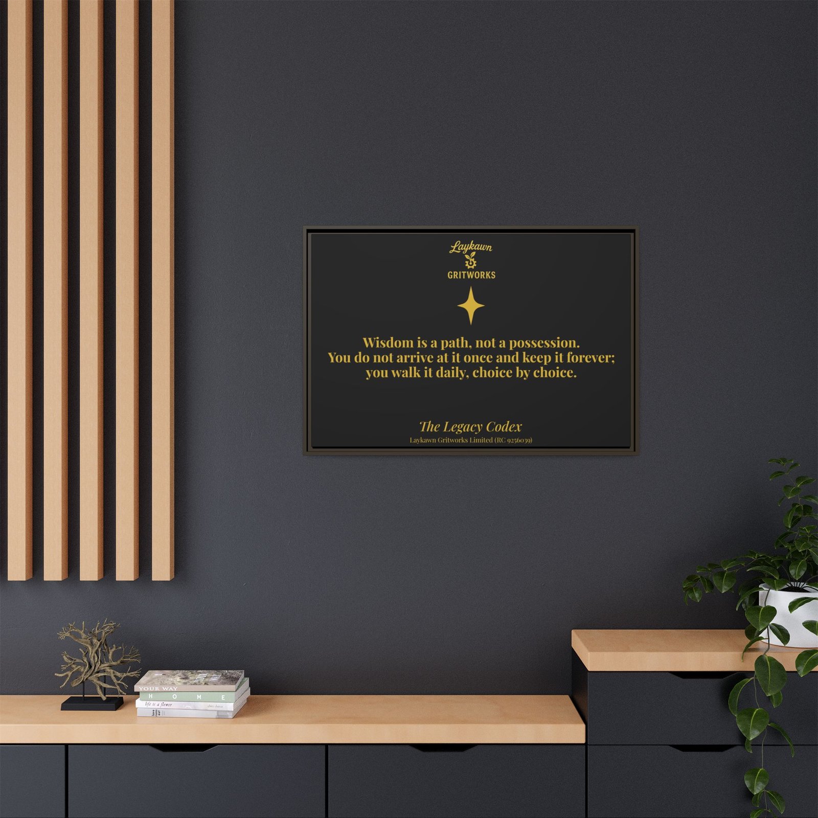 The Path of Wisdom – The Legacy Codex Premium Framed Canvas - Image 40