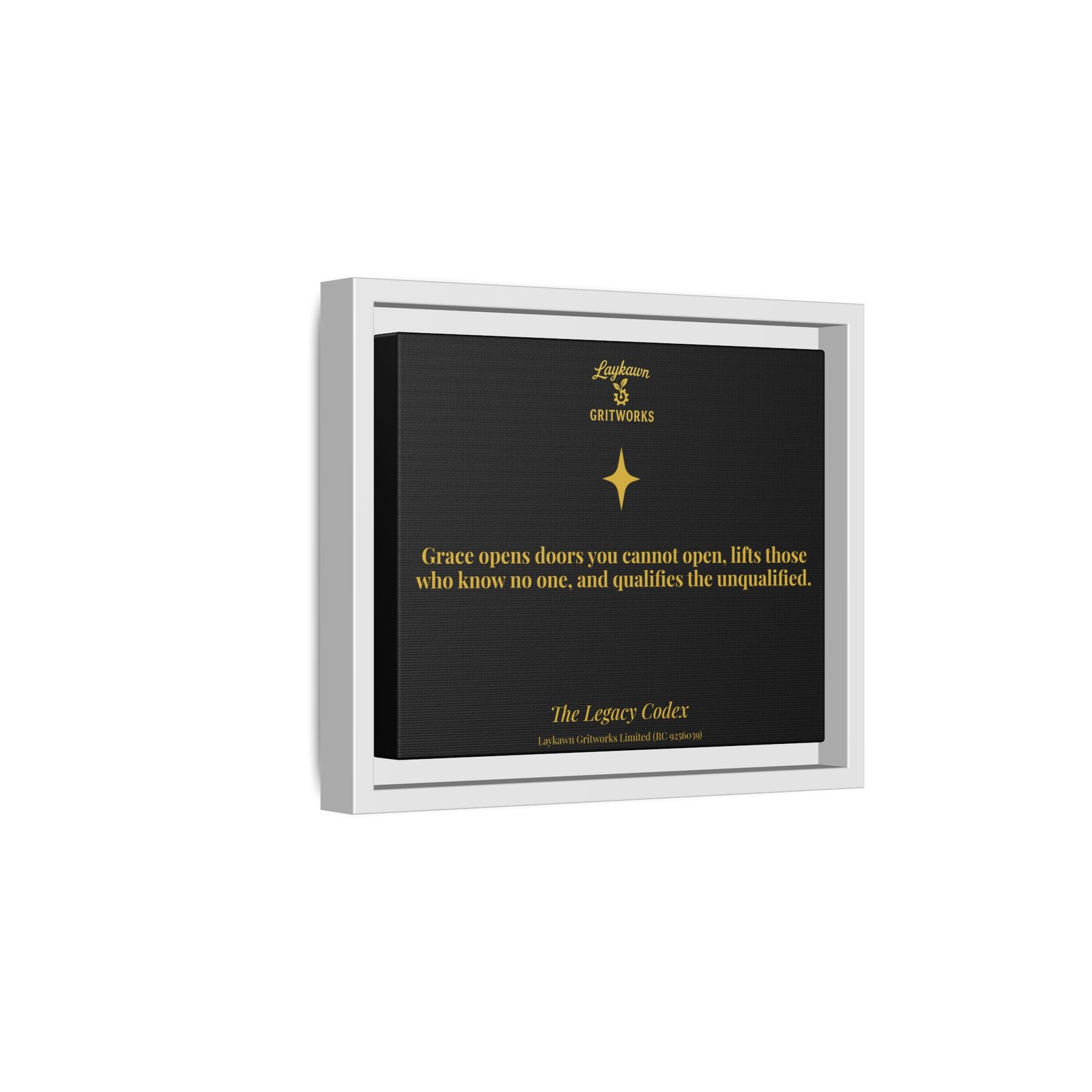 The Grace of Opportunity – The Legacy Codex Premium Framed Canvas - Image 14