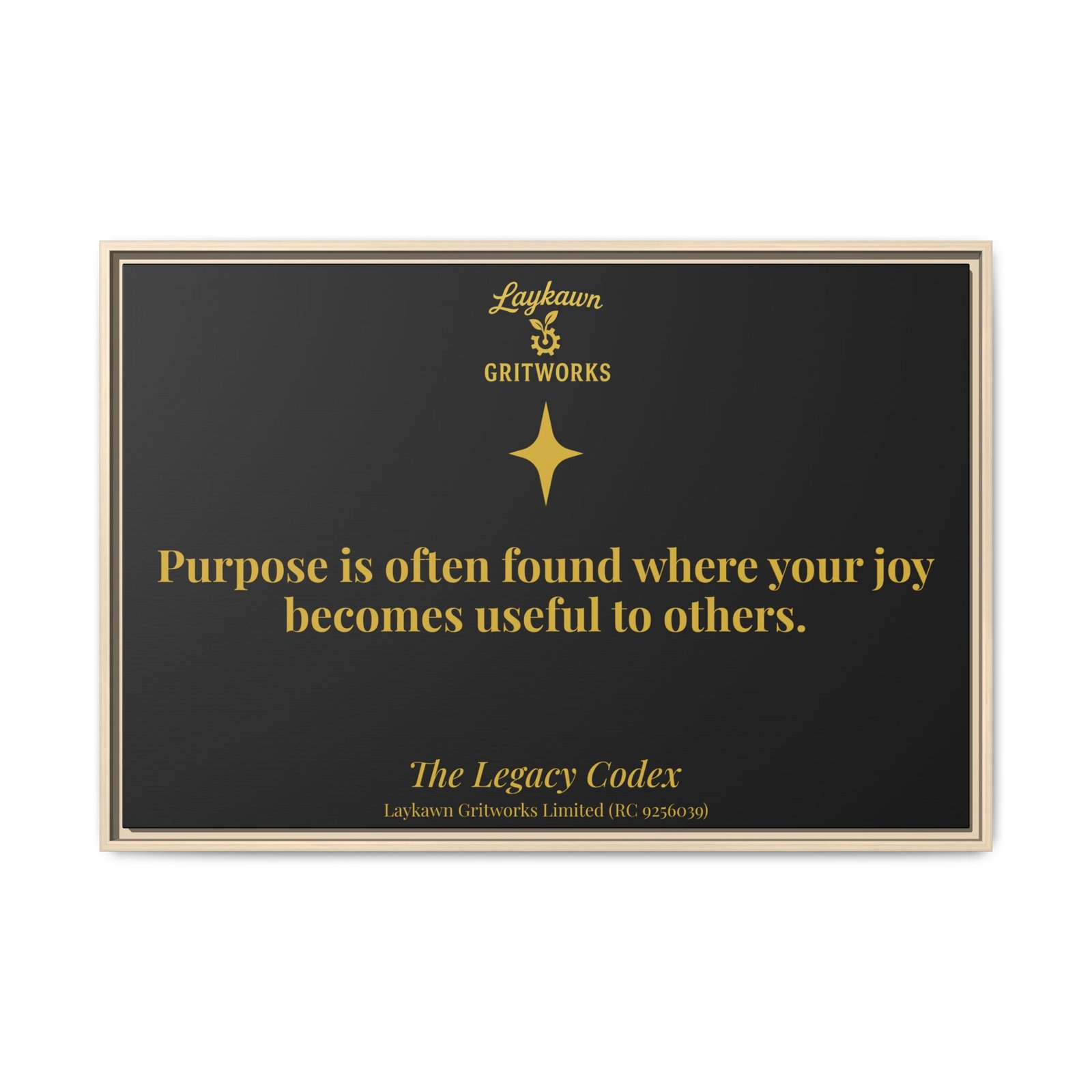 Purpose in Service – The Legacy Codex Premium Framed Canvas - Image 45