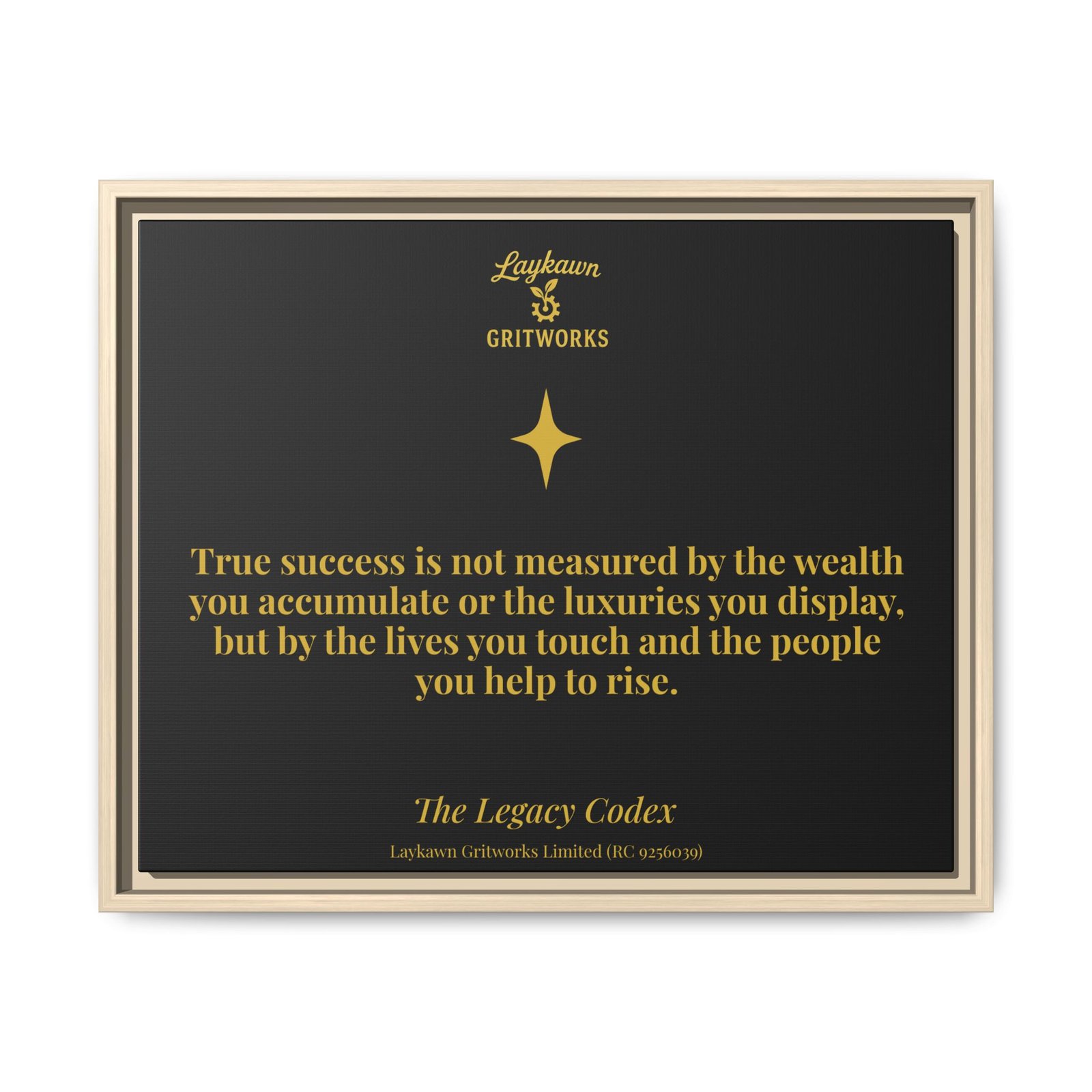 The Legacy of Success – The Legacy Codex Premium Framed Canvas - Image 21