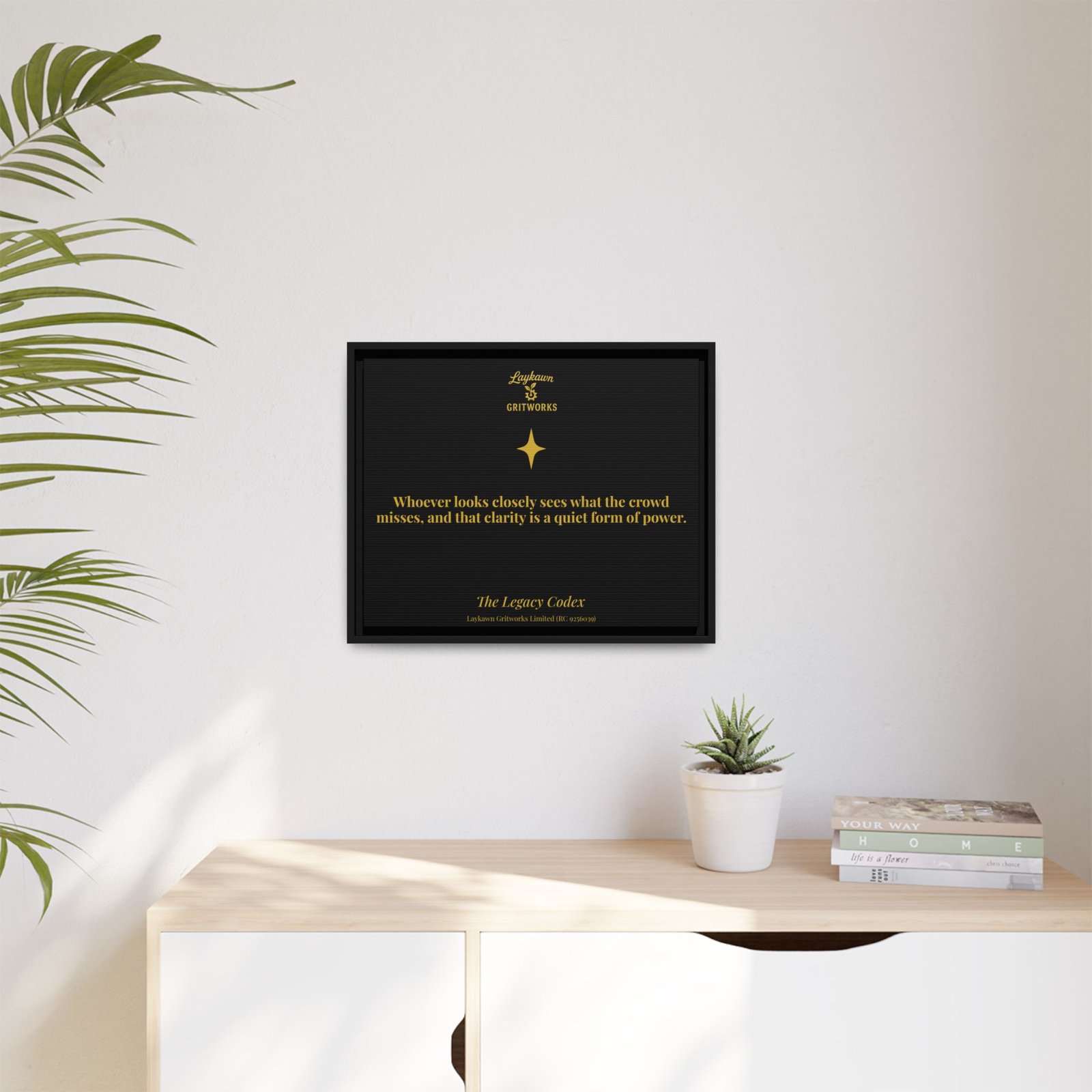 The Power of Observation – The Legacy Codex Premium Framed Canvas - Image 31