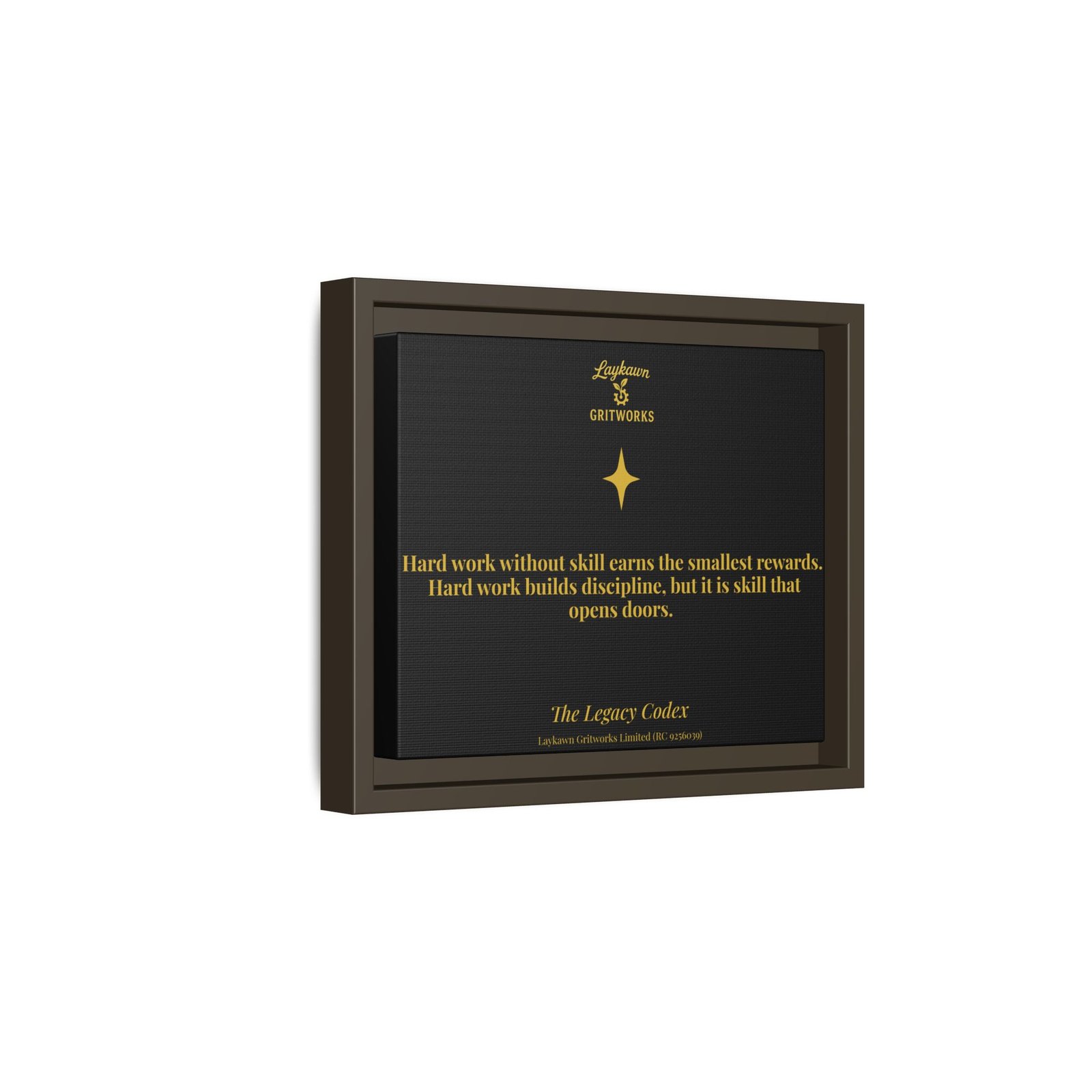 The Value of Skill – The Legacy Codex Premium Framed Canvas - Image 10