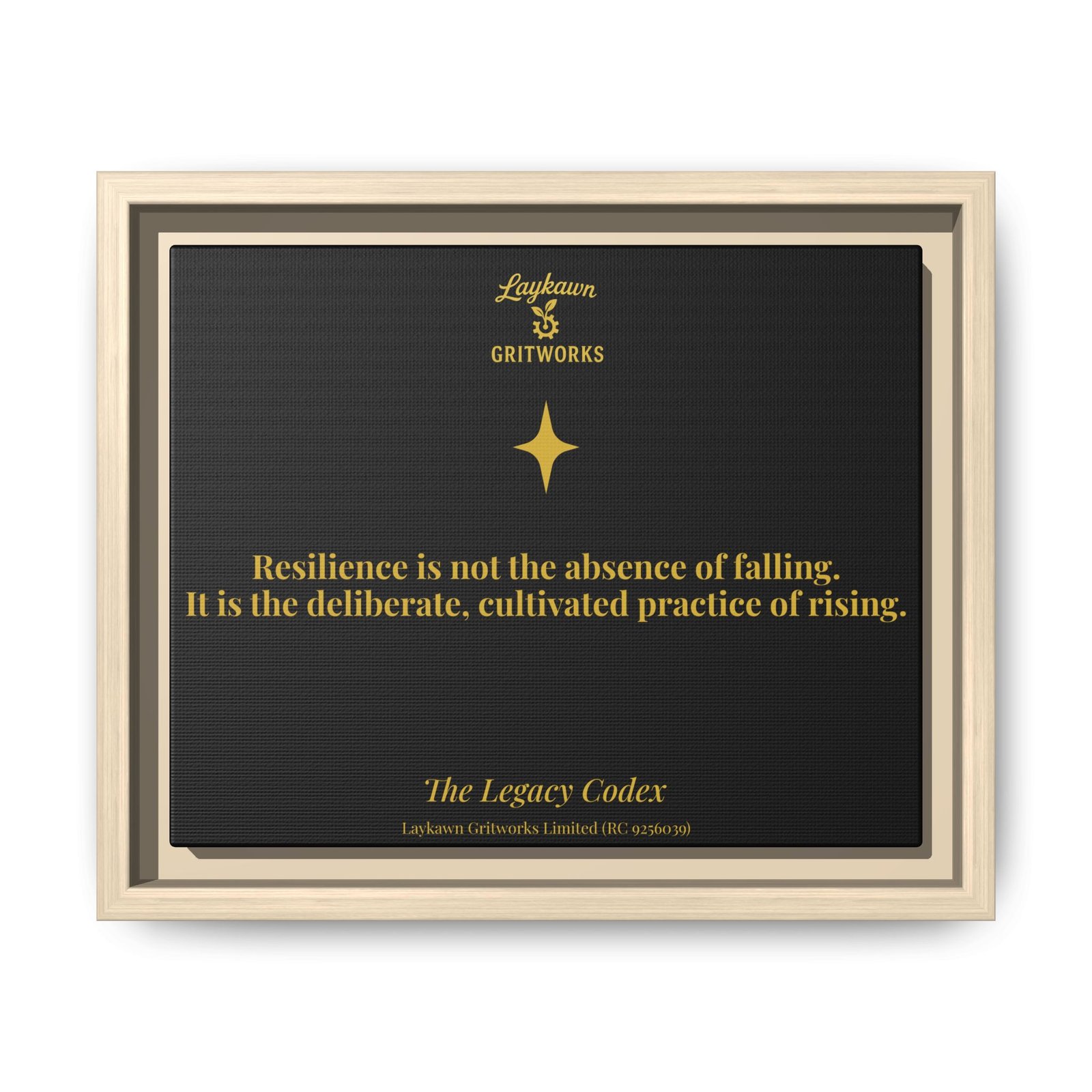 The Practice of Rising – The Legacy Codex Premium Framed Canvas - Image 5