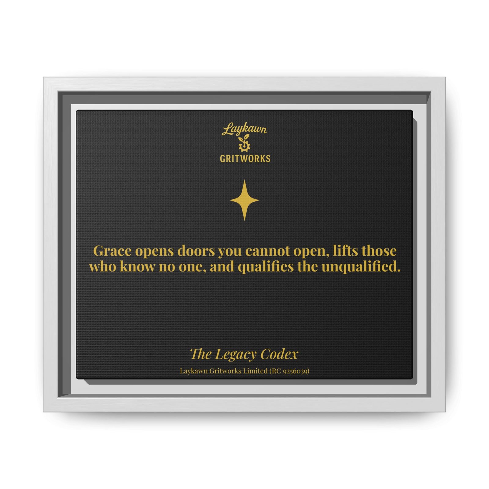 The Grace of Opportunity – The Legacy Codex Premium Framed Canvas - Image 13