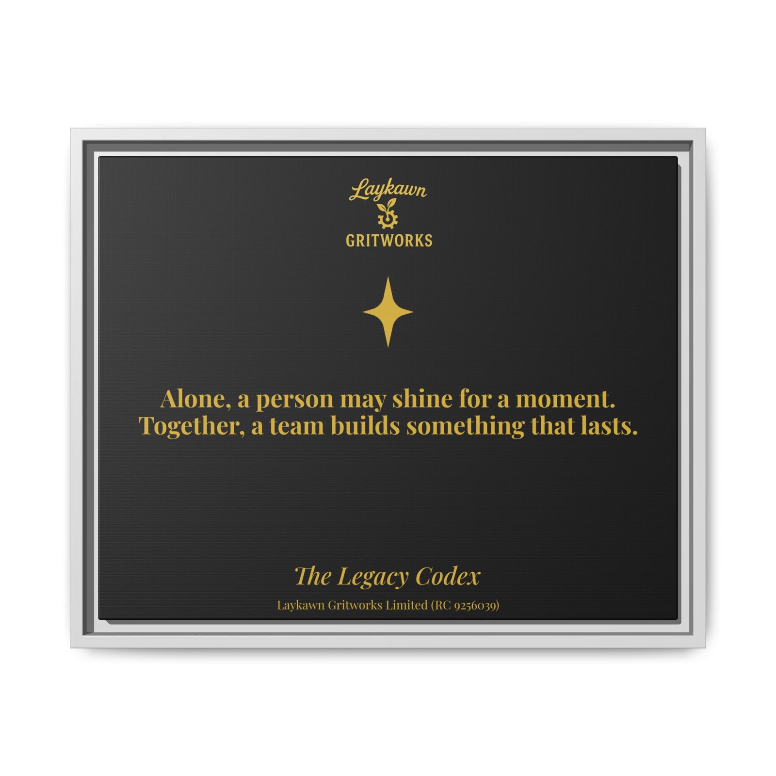 The Power of Together – The Legacy Codex Premium Framed Canvas - Image 17