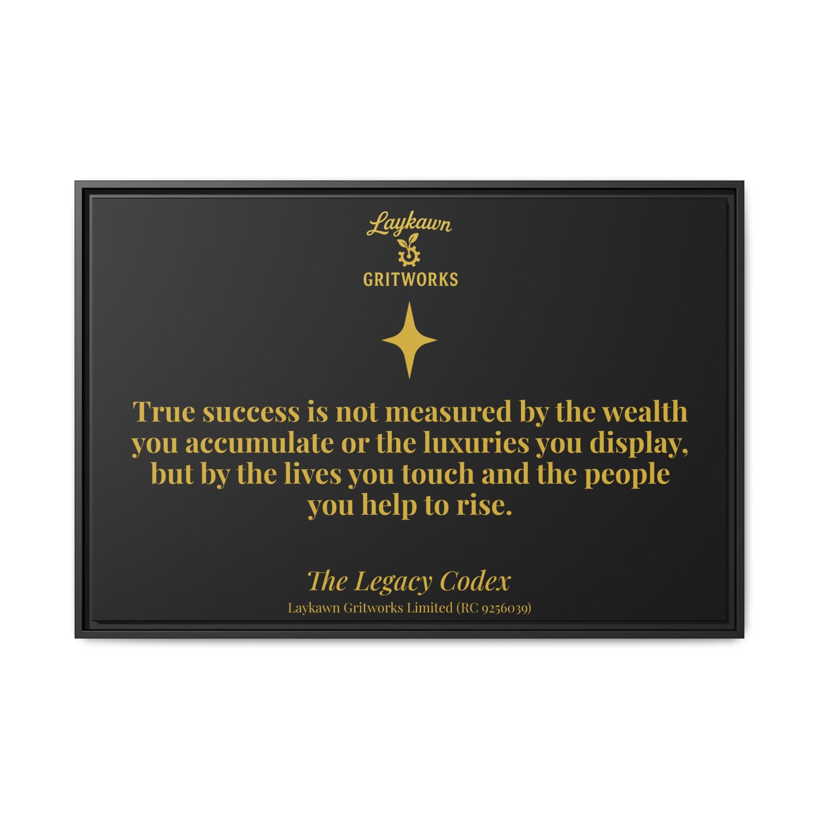 The Legacy of Success – The Legacy Codex Premium Framed Canvas - Image 41