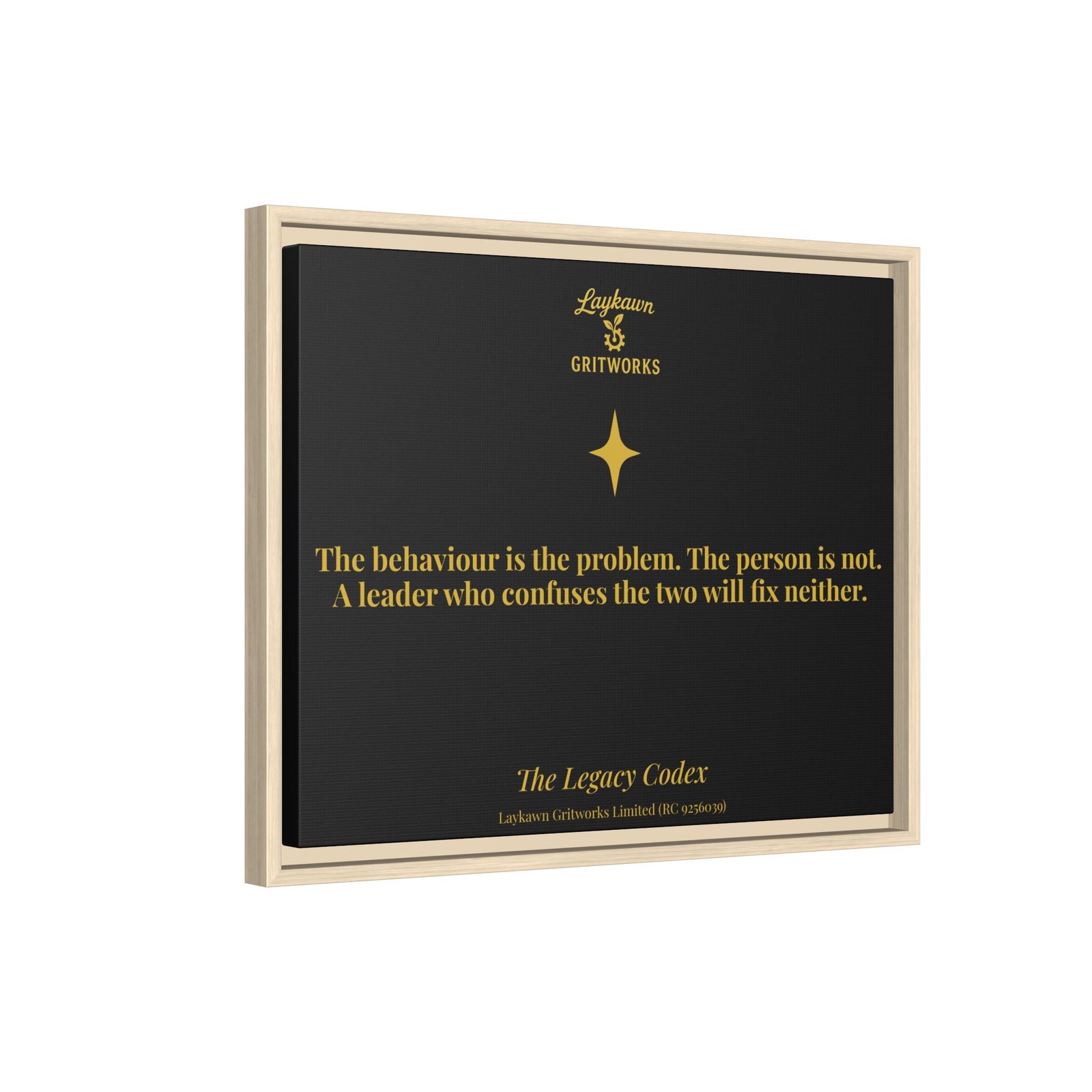 The Person is Not the Problem – The Legacy Codex Premium Framed Canvas - Image 22