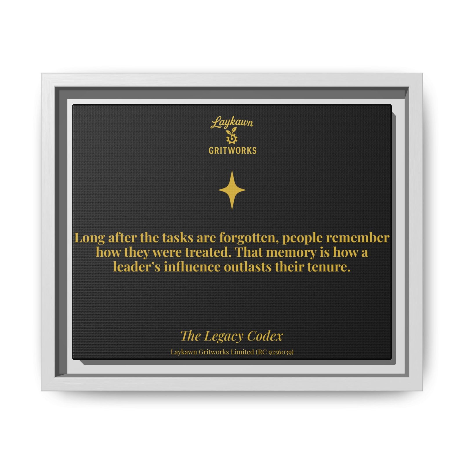 Influence That Outlasts – The Legacy Codex Premium Framed Canvas - Image 13
